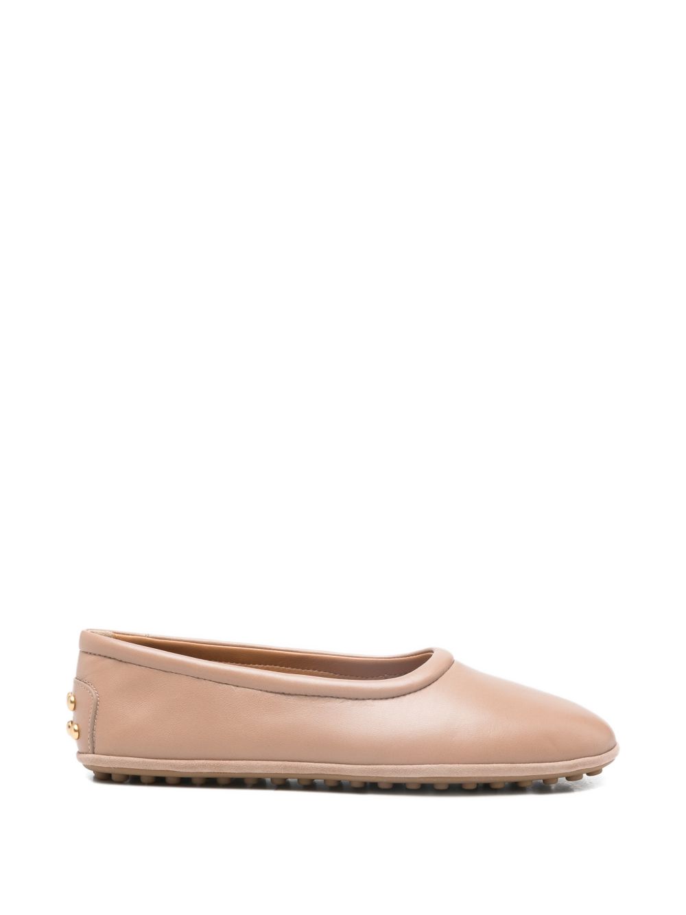 Tod'S Metal Dots Ballerinas in Nappa Leather – Calf Leather 100%