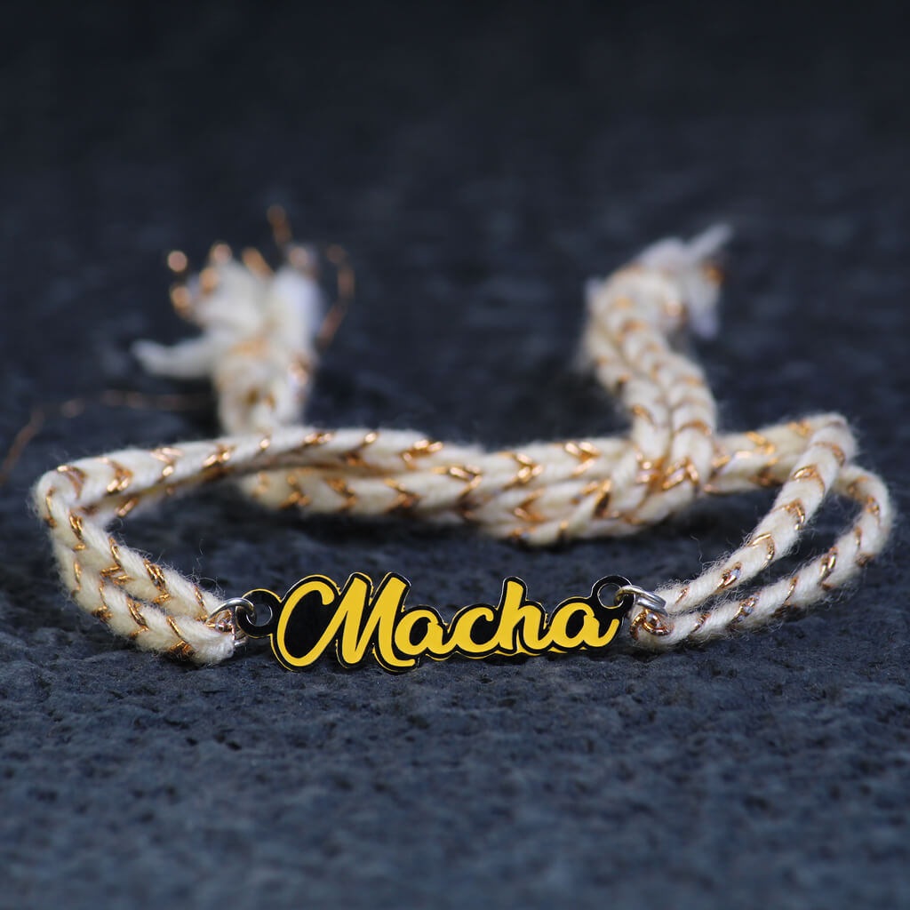 Bigsmall_piu Macha Metallic Rakhi