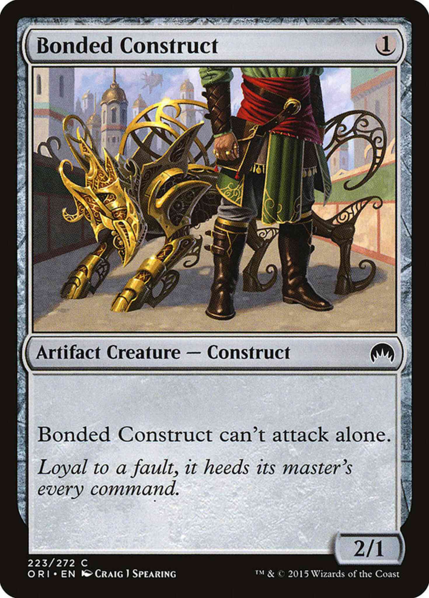 Construct 223 magic – Bonded Construct [223] [Magic Origins] [Non-Foil]