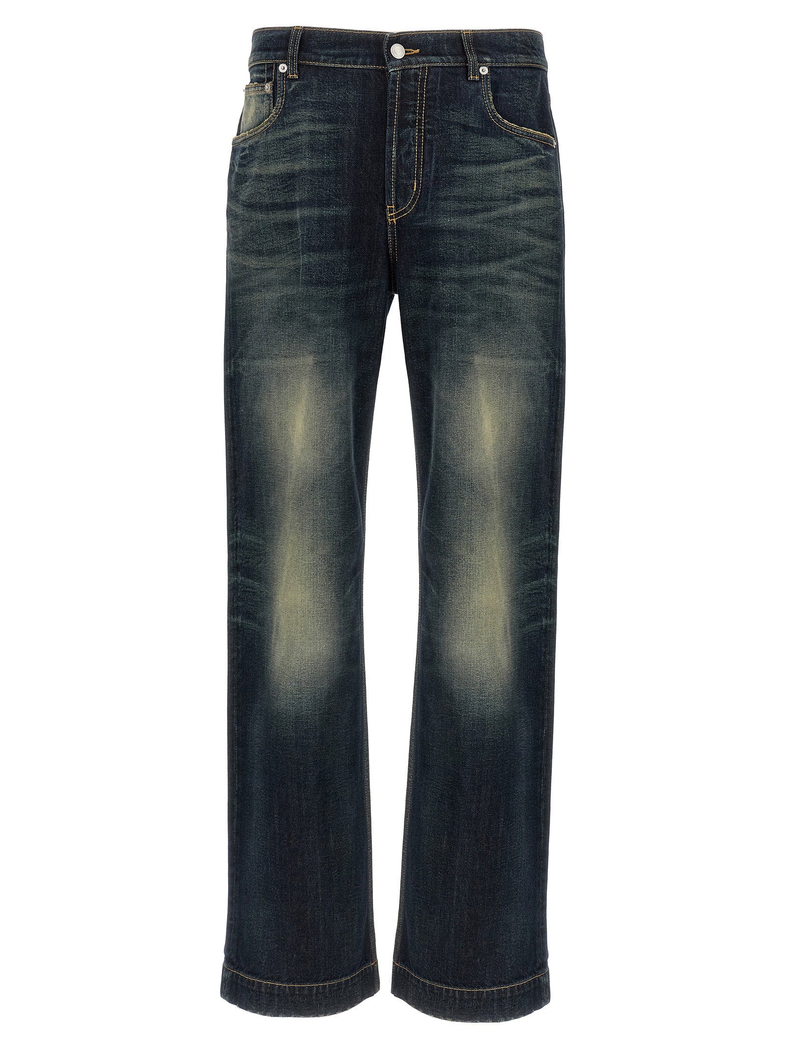 Alexander McQueen Wide Leg Jeans – 100% cotton
