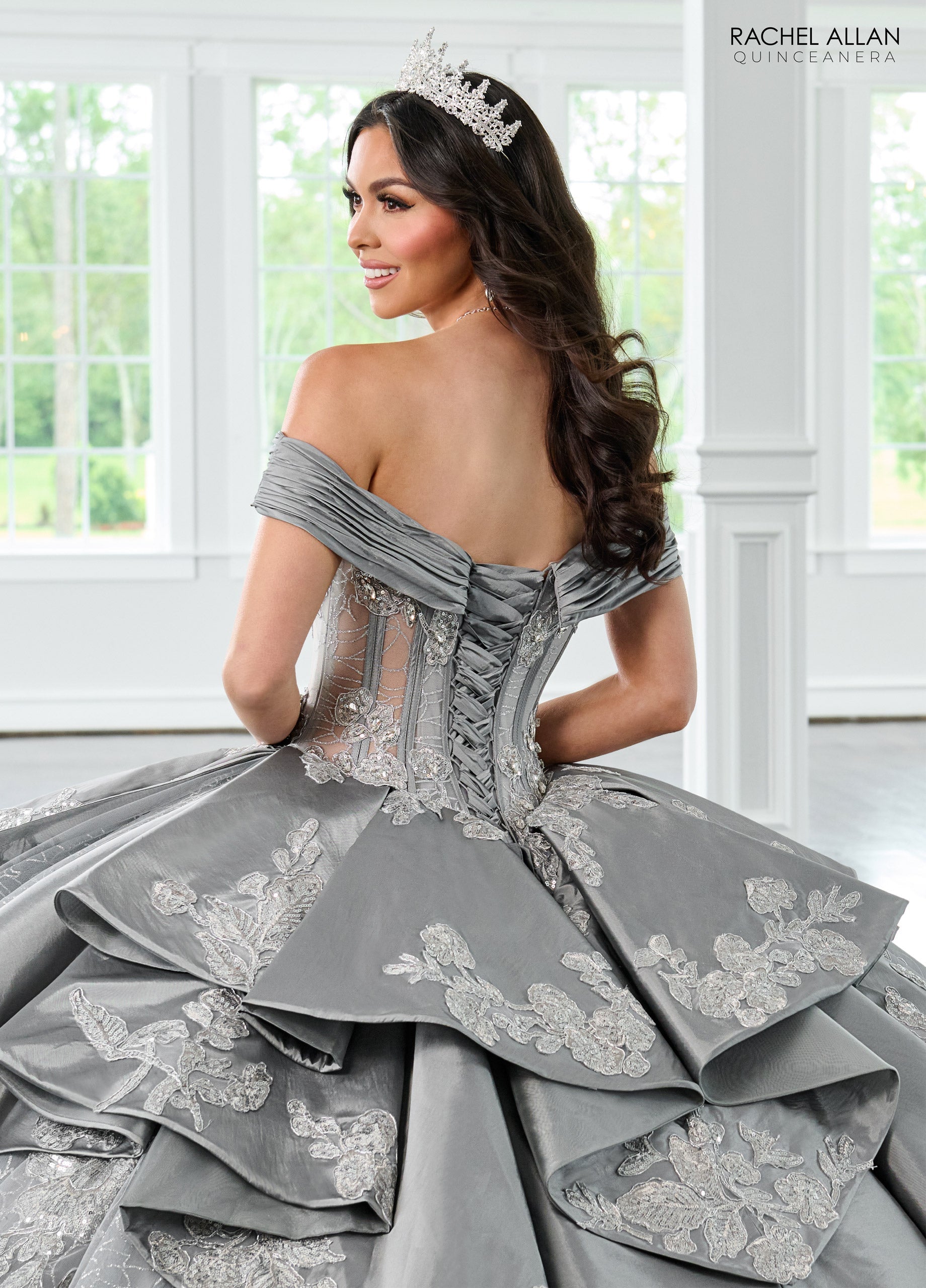 Mary's Bridal Off Shoulder Quinceanera Dress by Rachel Allan RQ2222 - view 8