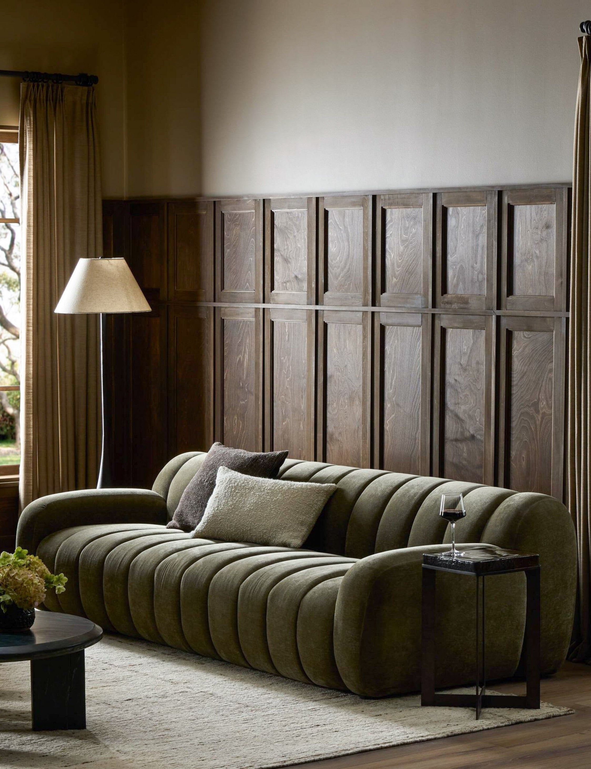 Lulu and Georgia Suzanne Sofa – Olive - view 2