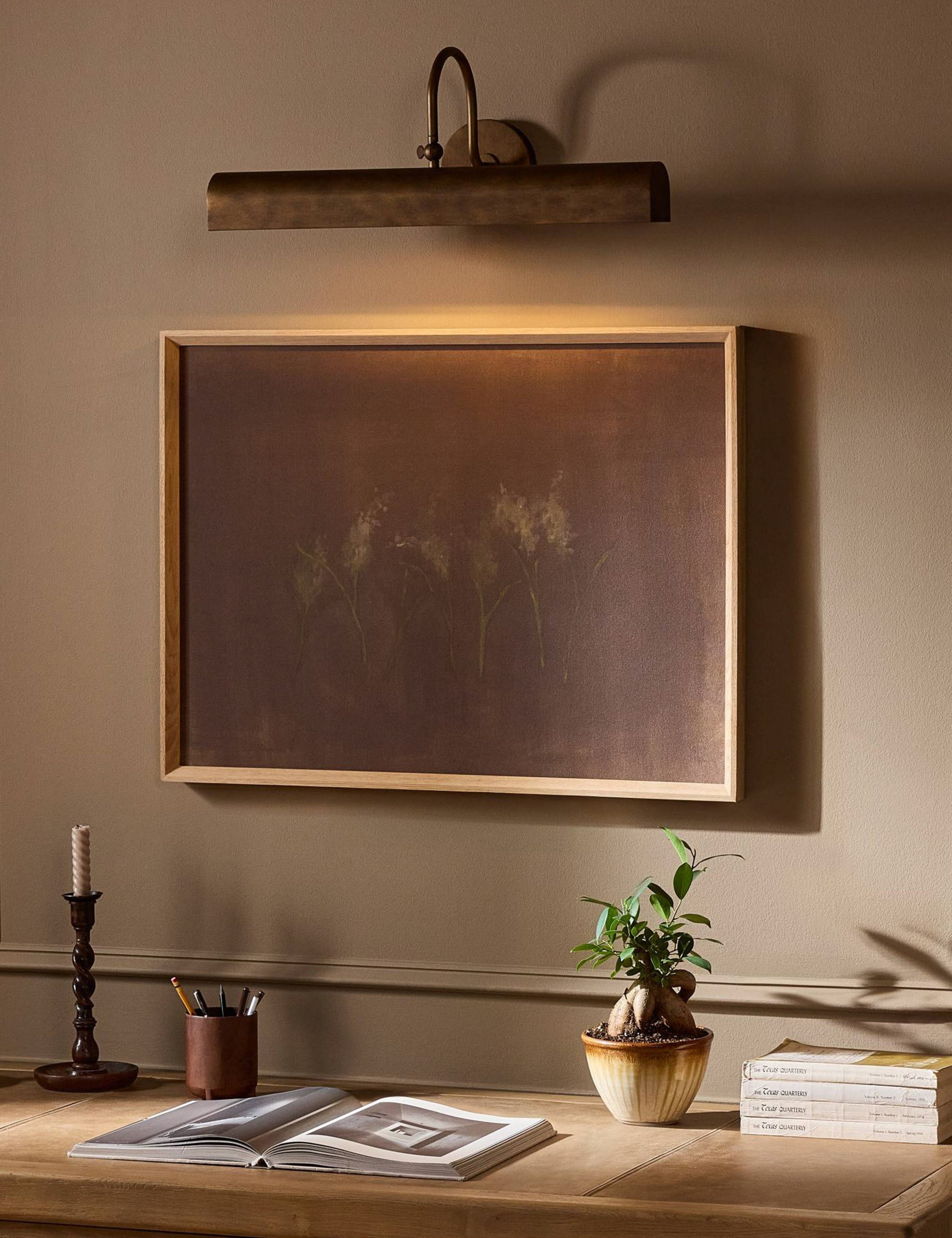 Lulu and Georgia Lincoln Picture Light – Antique Brass - view 2