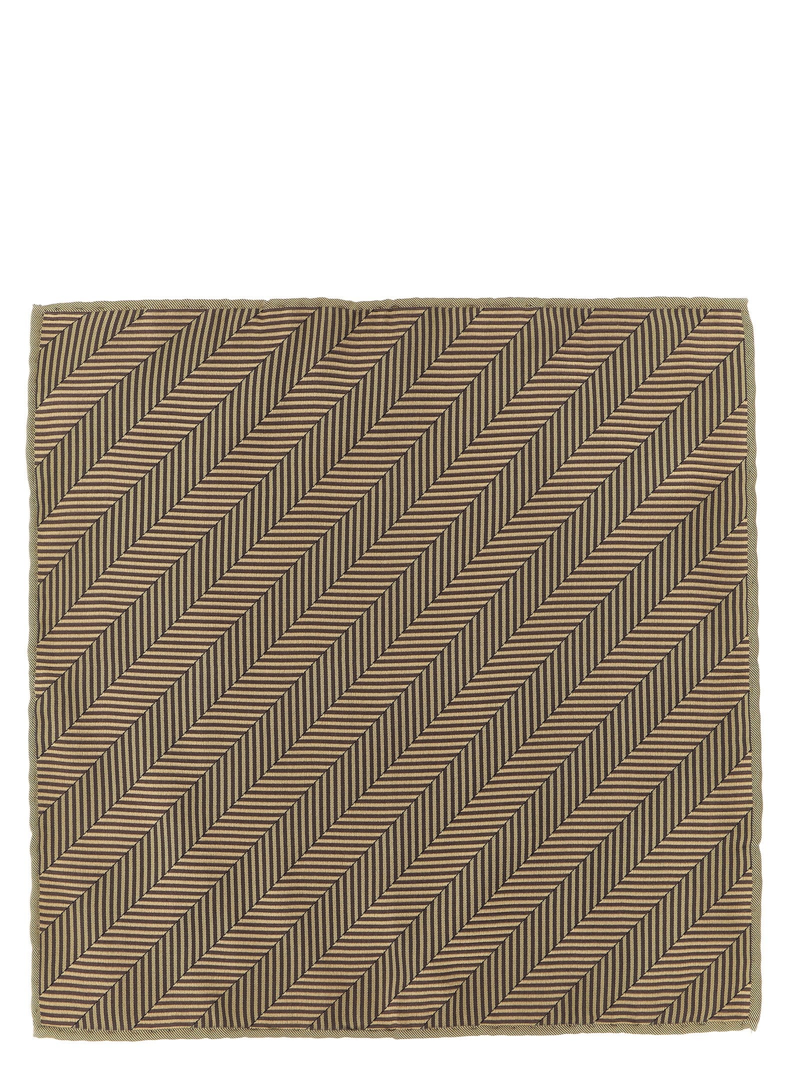 Brunello Cucinelli Chevron Pocket Clutch – 100% silk
