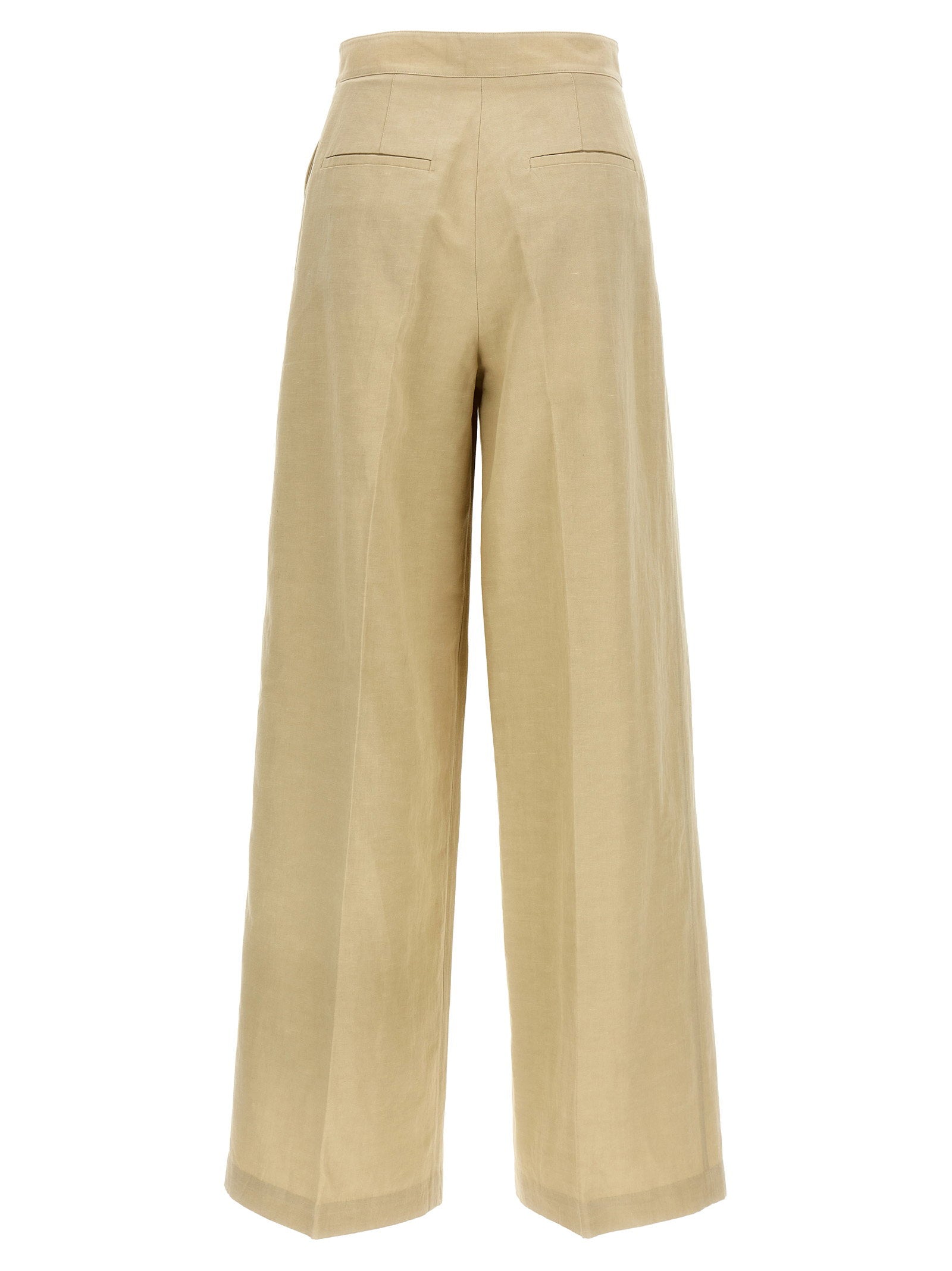 Yves Salomon Linen Trousers – 58% co, 30% li, 12% pa - view 2
