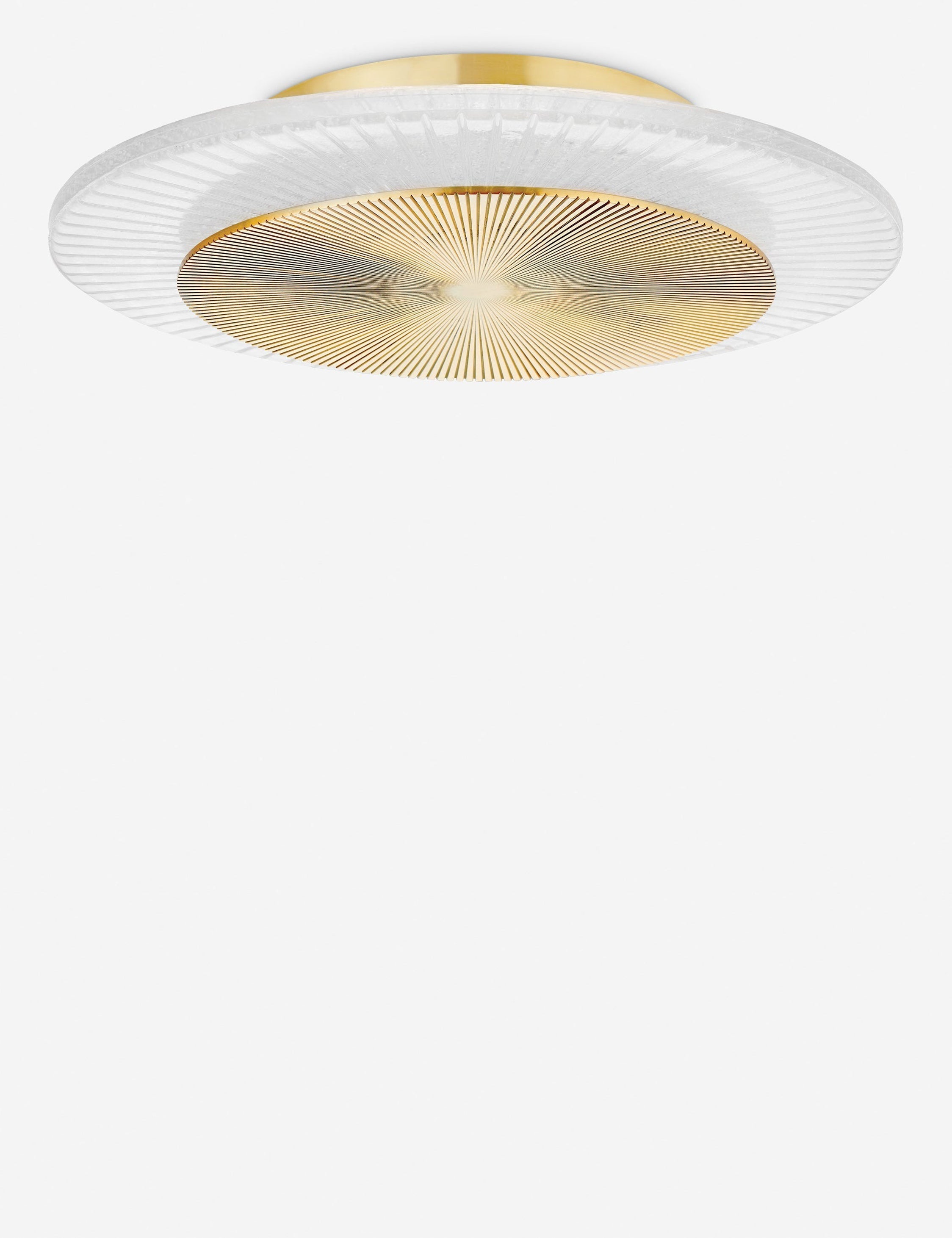 Lulu and Georgia Pellard Flush Mount Light – Brass