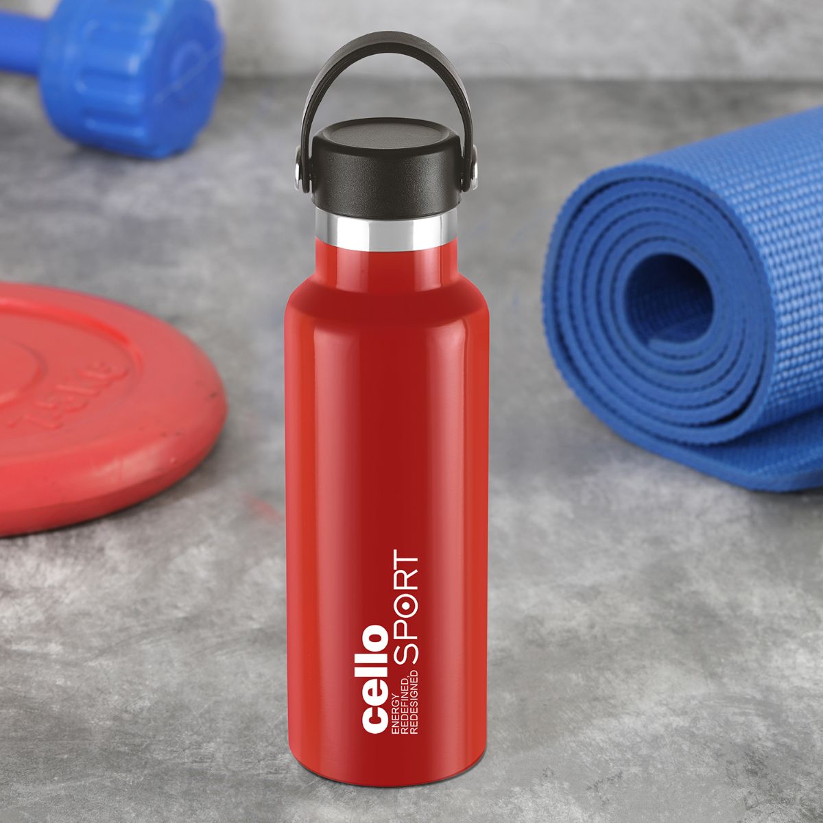 Cello Aqua Bliss Flask, Vacusteel Water Bottle