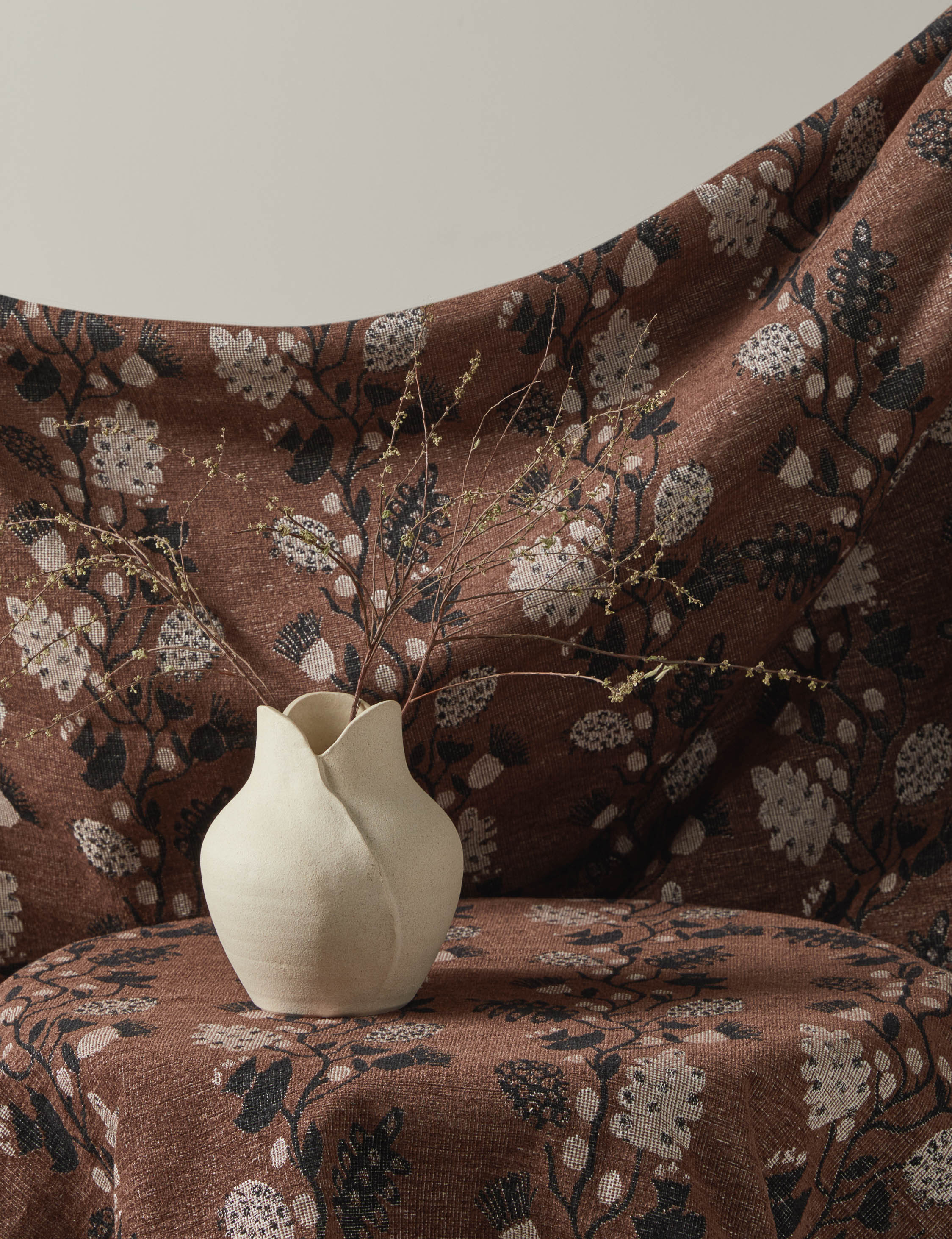Lulu and Georgia Vini Botanical Jacquard Fabric by Sarah Sherman Samuel