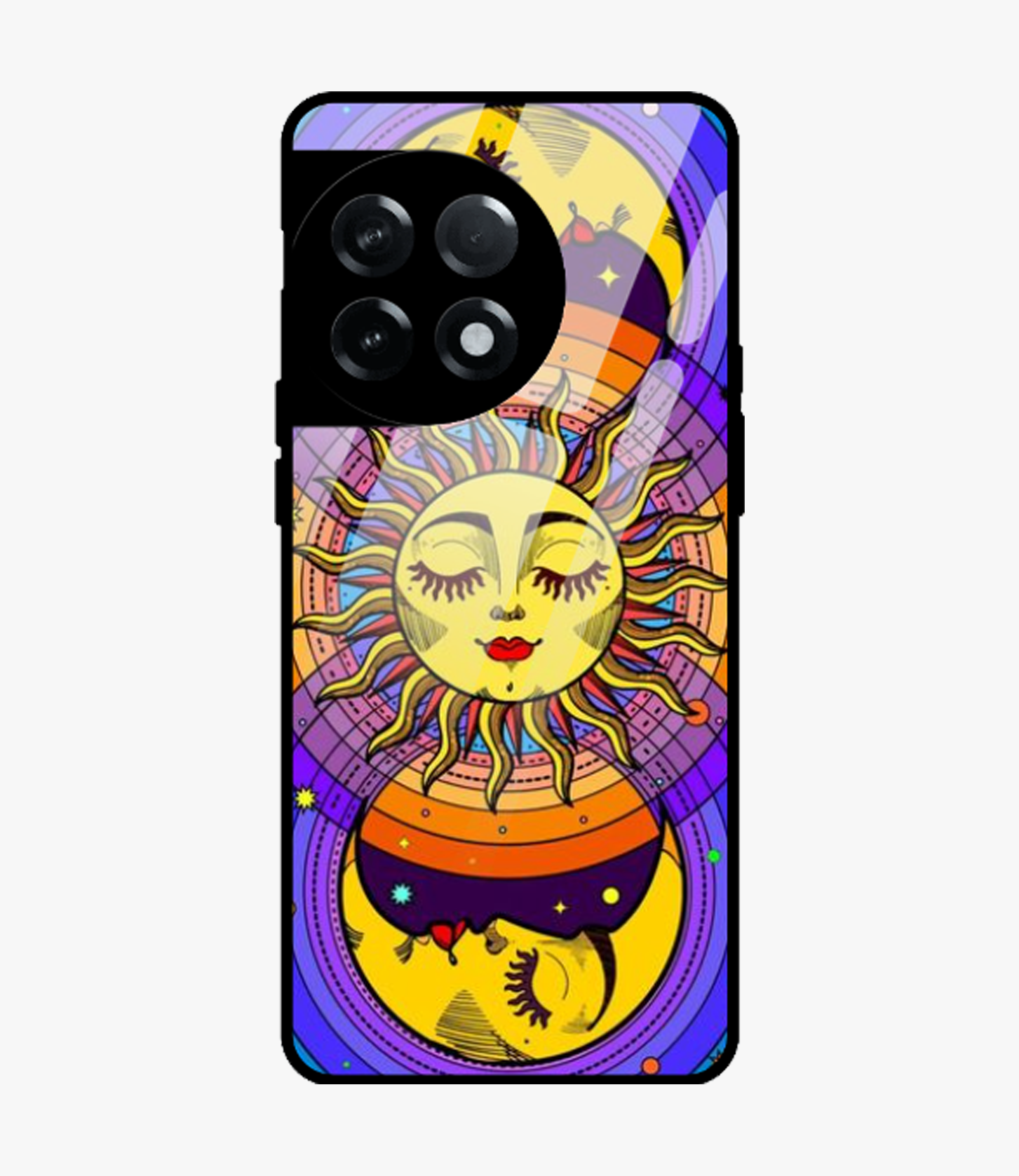 The Case Company Celestial Sun & Moon Groovy Metal Case for Oneplus 11R