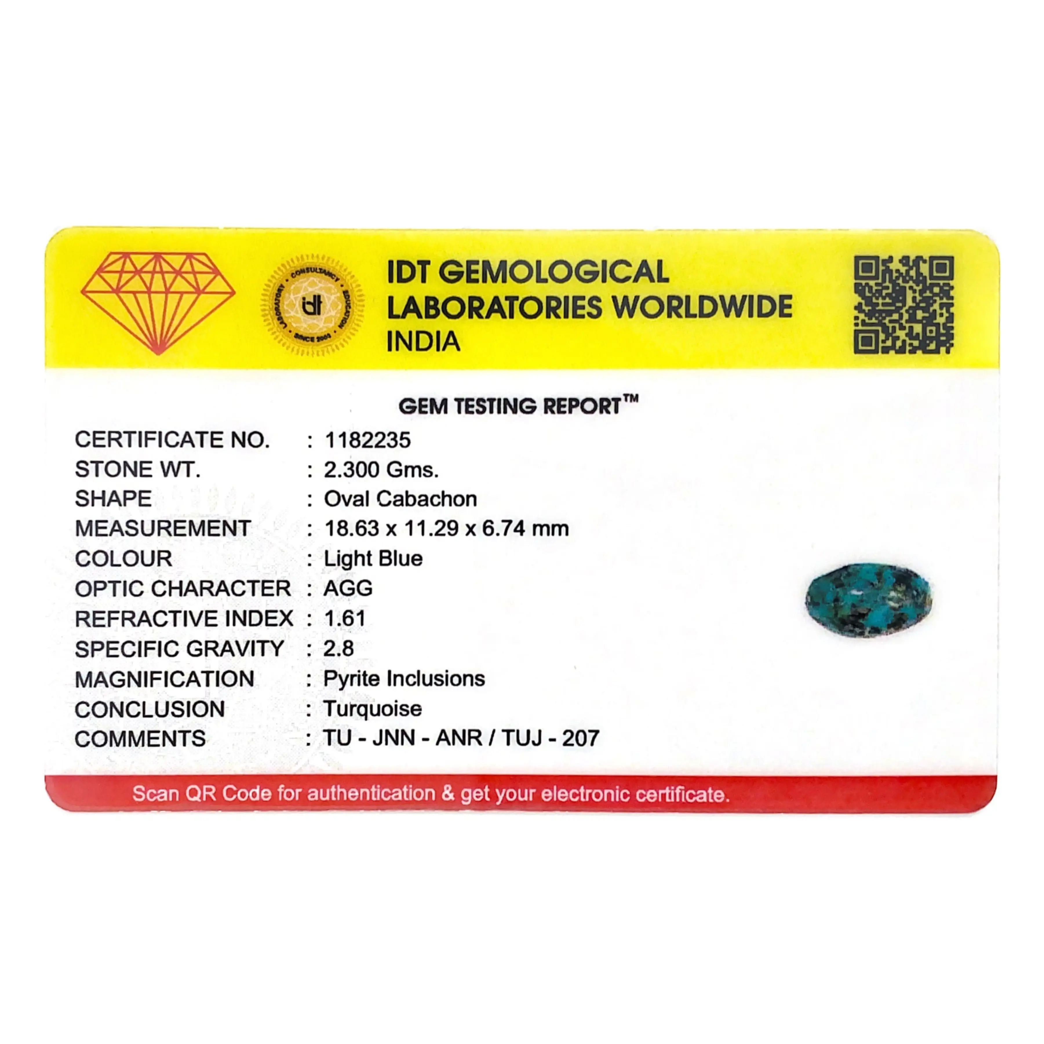 Pramogh Irani Firoza - 11.5 Carat - view 4