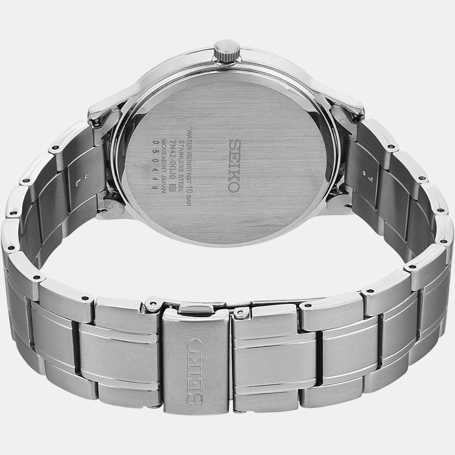 Seiko Dress Men Quartz Blue Dial Analog Stainless Steel Watch SGEH89P1 - view 4
