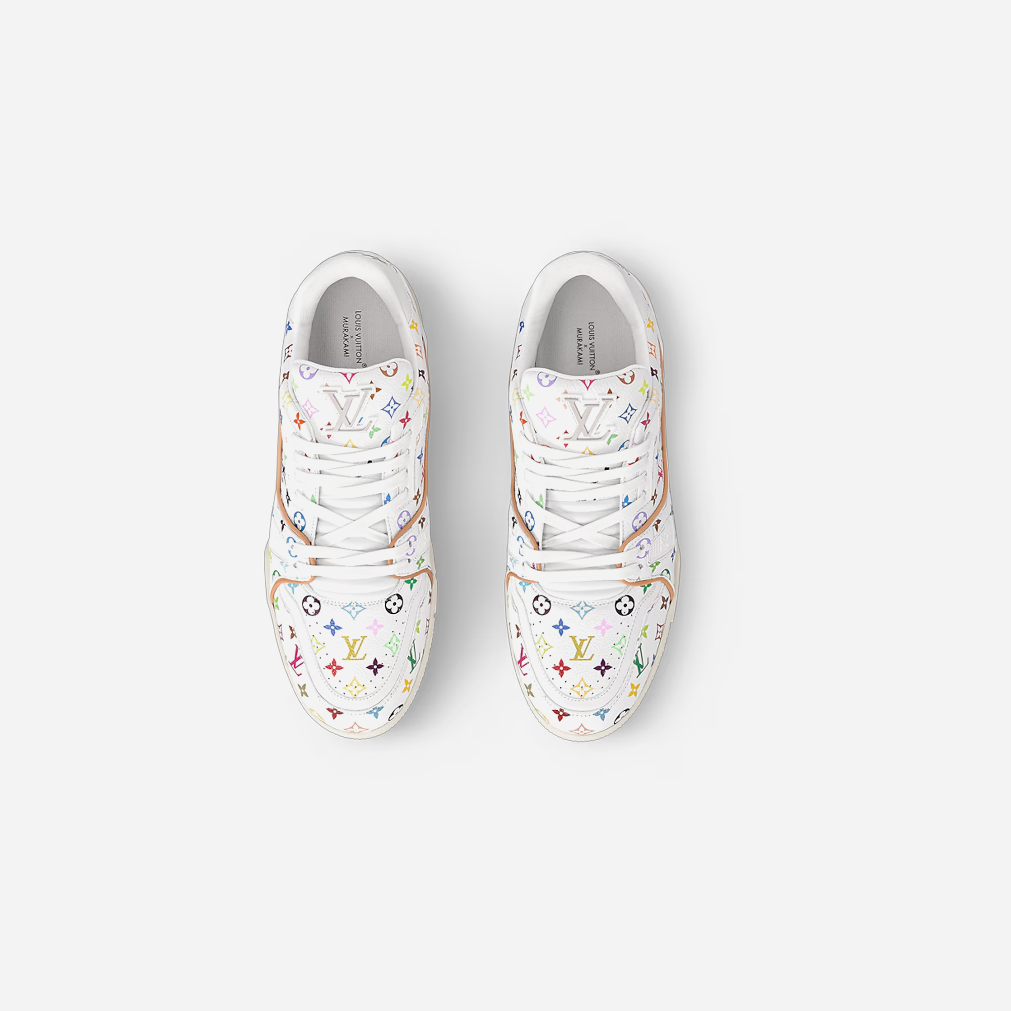 Louis Vuitton LV Trainer Takashi Murakami White - view 3