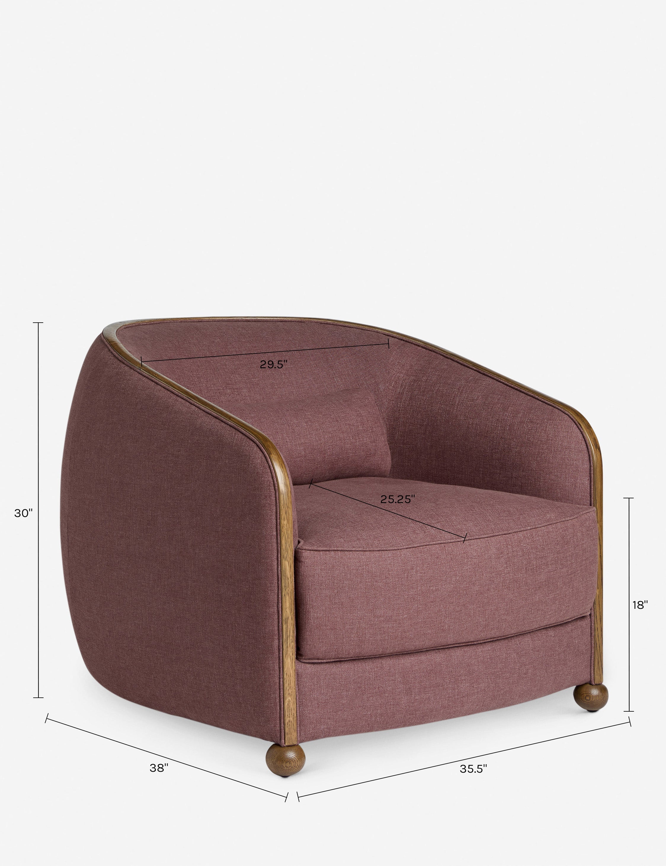 Lulu and Georgia Darwen Accent Chair by Ginny Macdonald - view 16