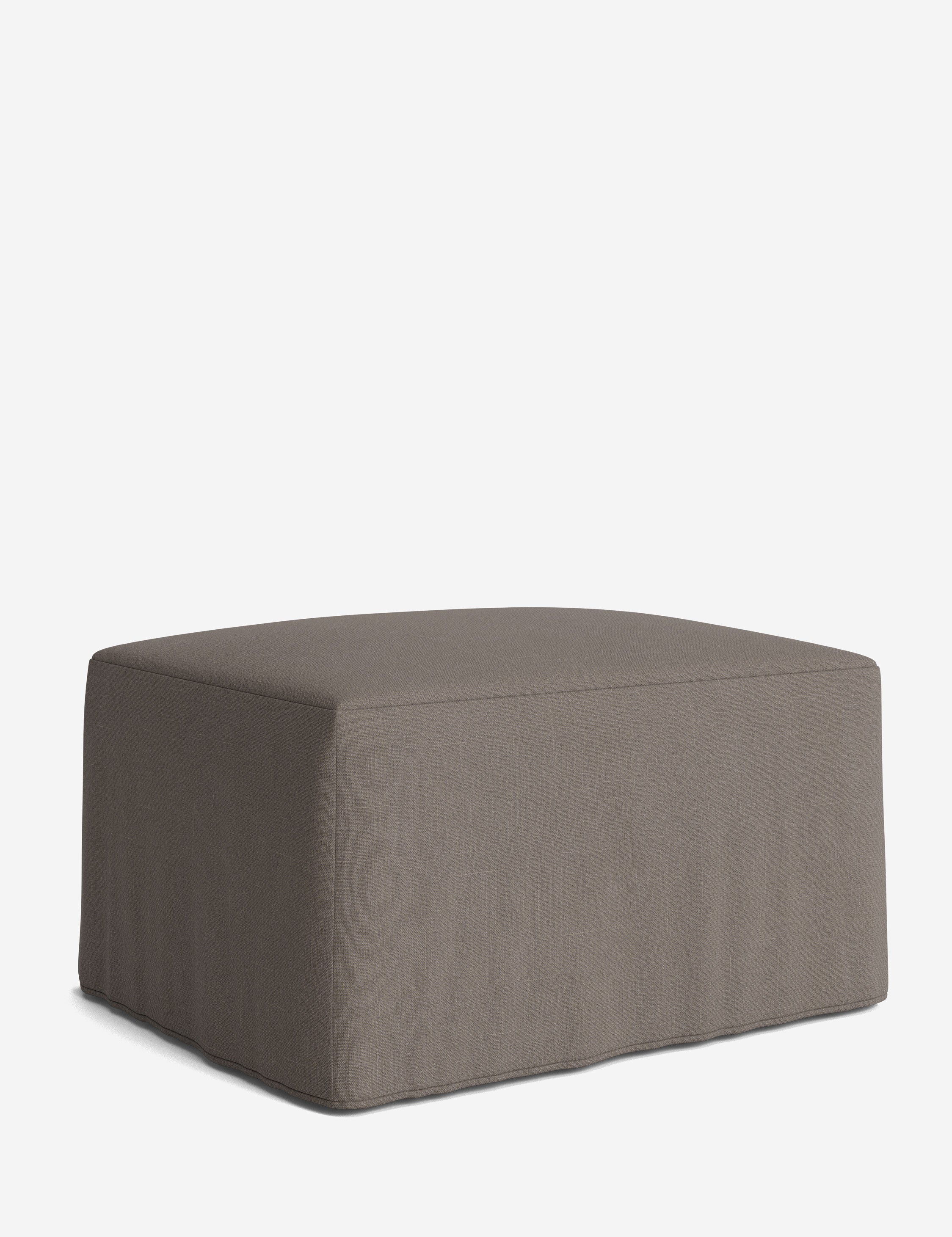 Lulu and Georgia Portola Slipcover Ottoman - view 142