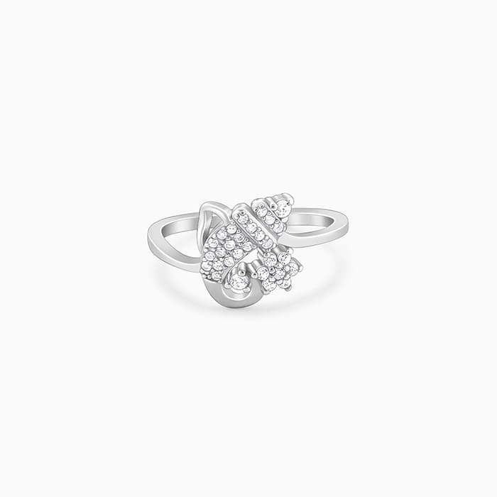 GIVA Jewellery Silver Ganesh Ring