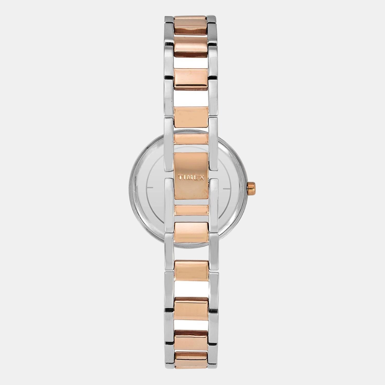Timex Fria Women Quartz Silver Dial Analog Stainless Steel Watch TWEL15301 - view 2