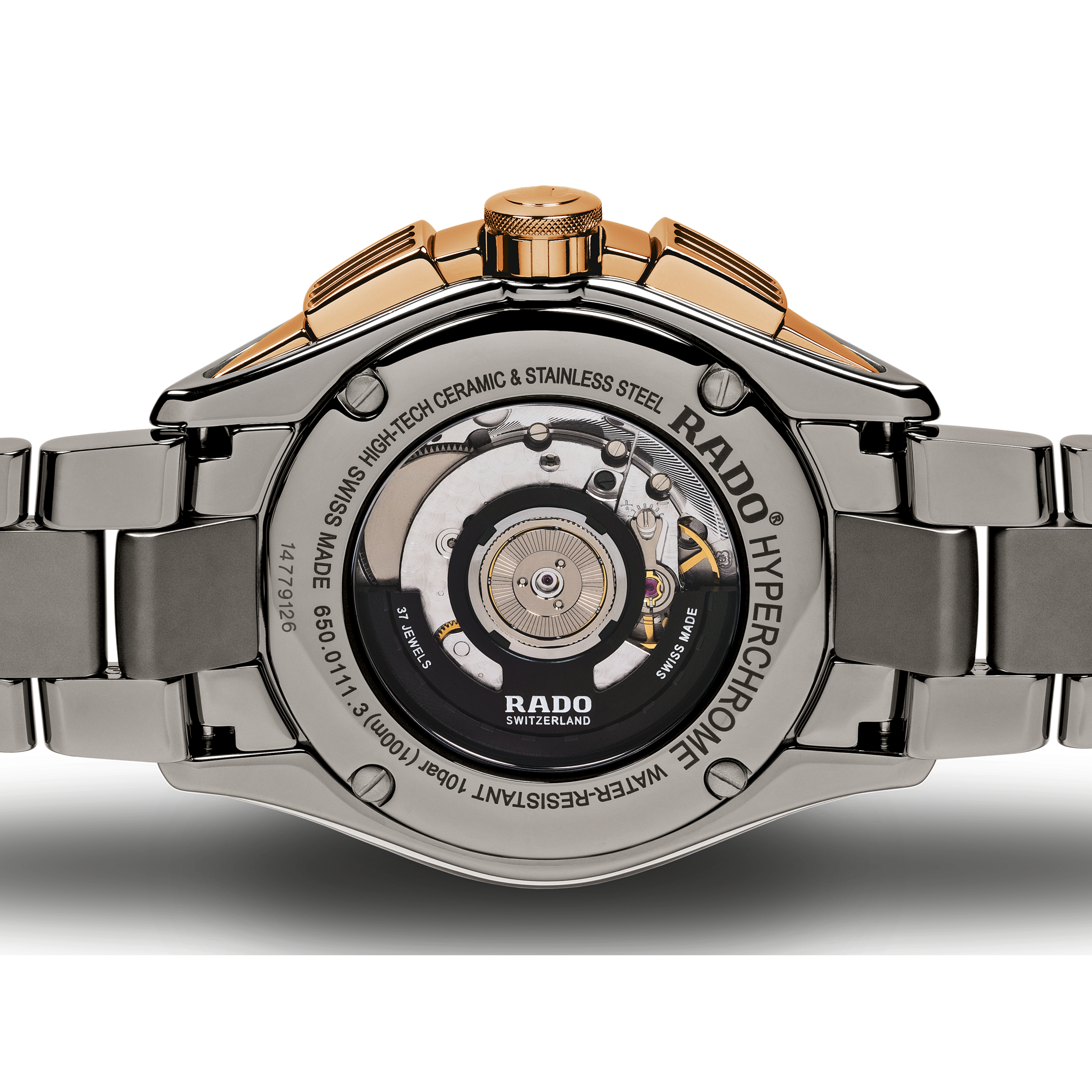 Rado Hyperchrome Grey Dial Men 45mm - view 2