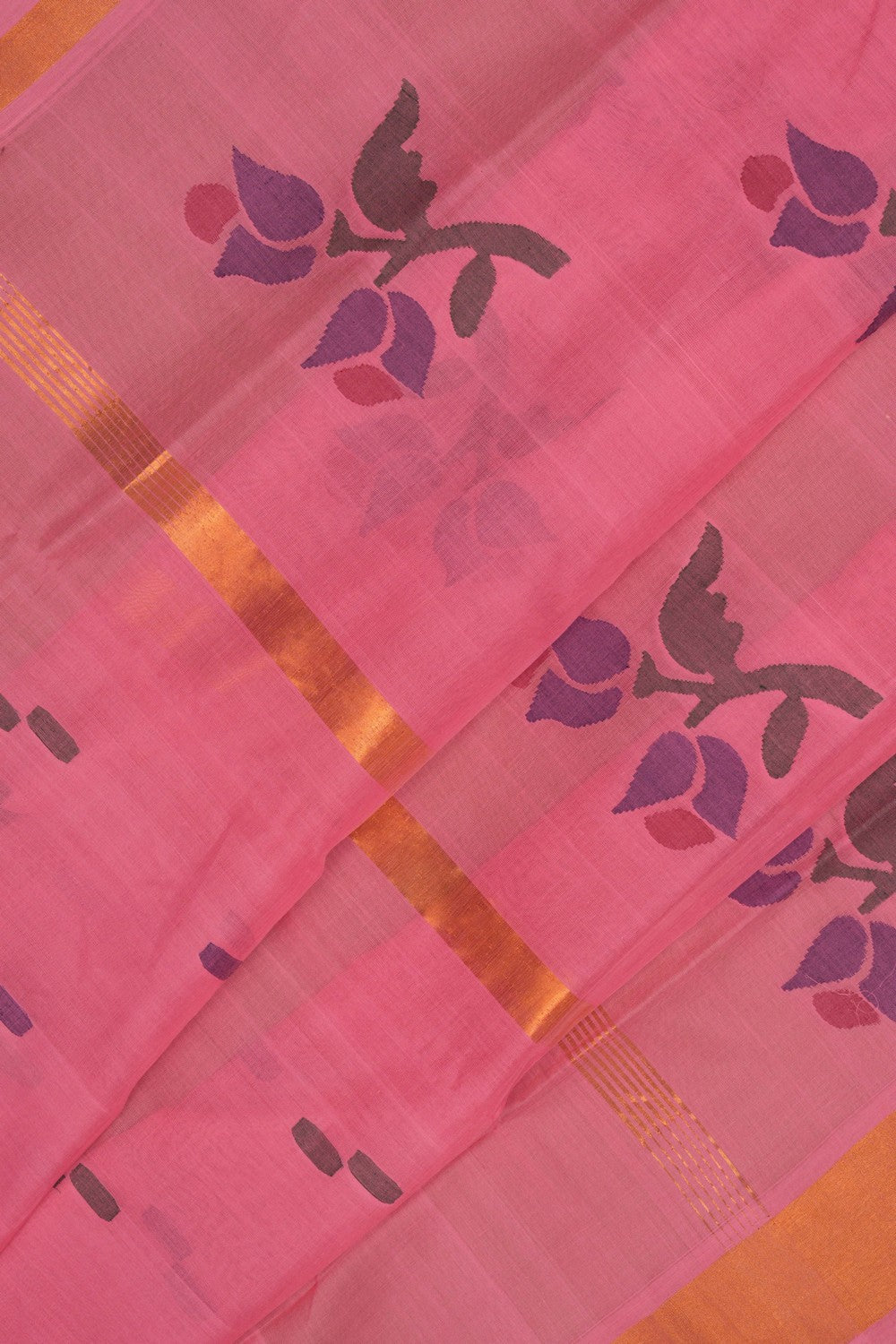 Kalanjali Cotton Jamdani Saree – Women's - view 2