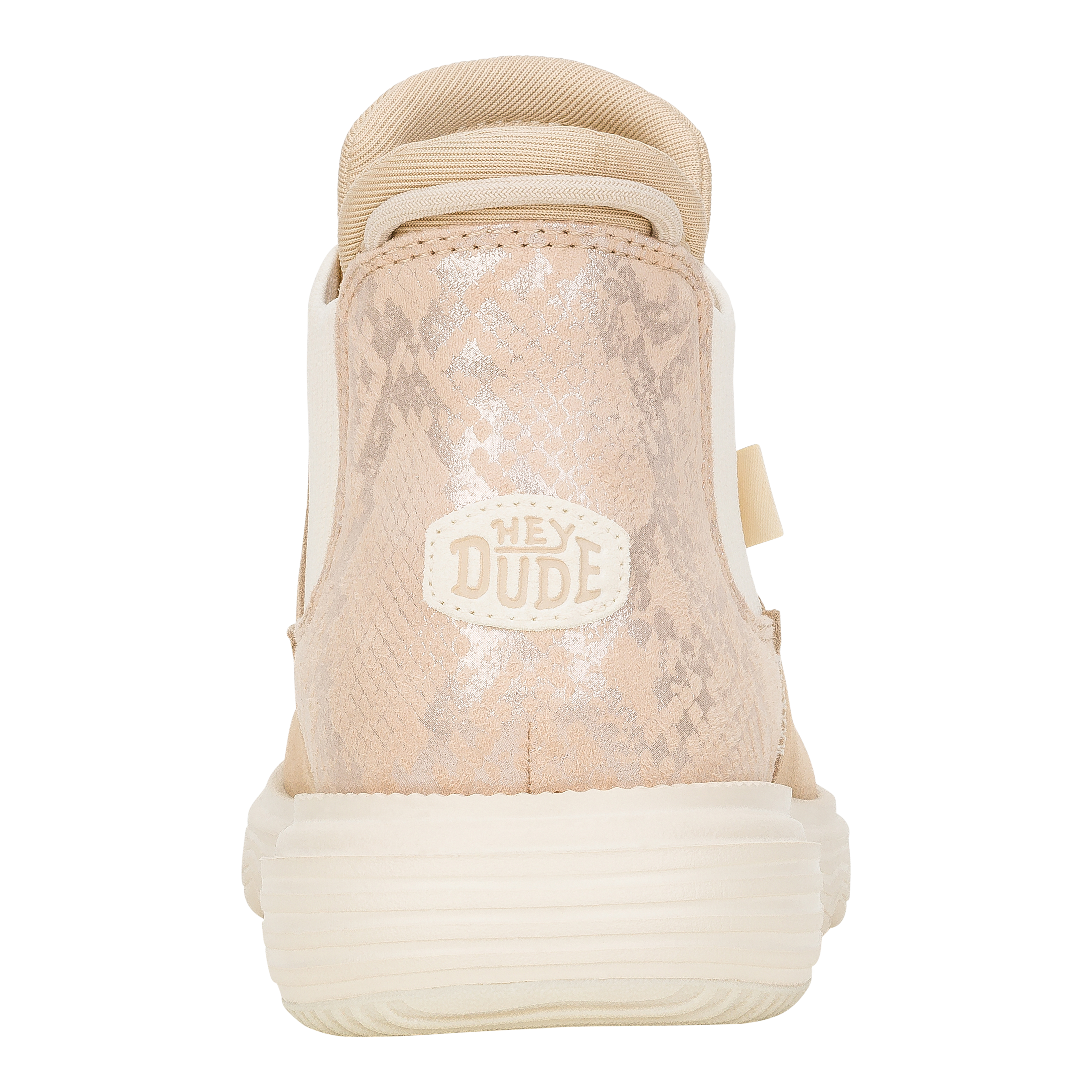 HEYDUDE shoes Branson Womens Suede Novelty - Sand/Snake - view 5