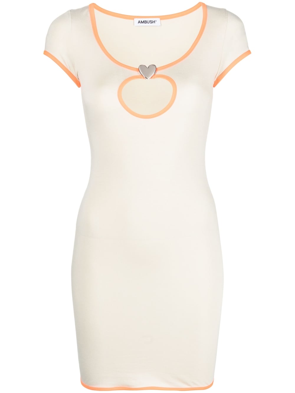 Ambush Cut-out mini dress – Viscose 92%, Elastane 8%