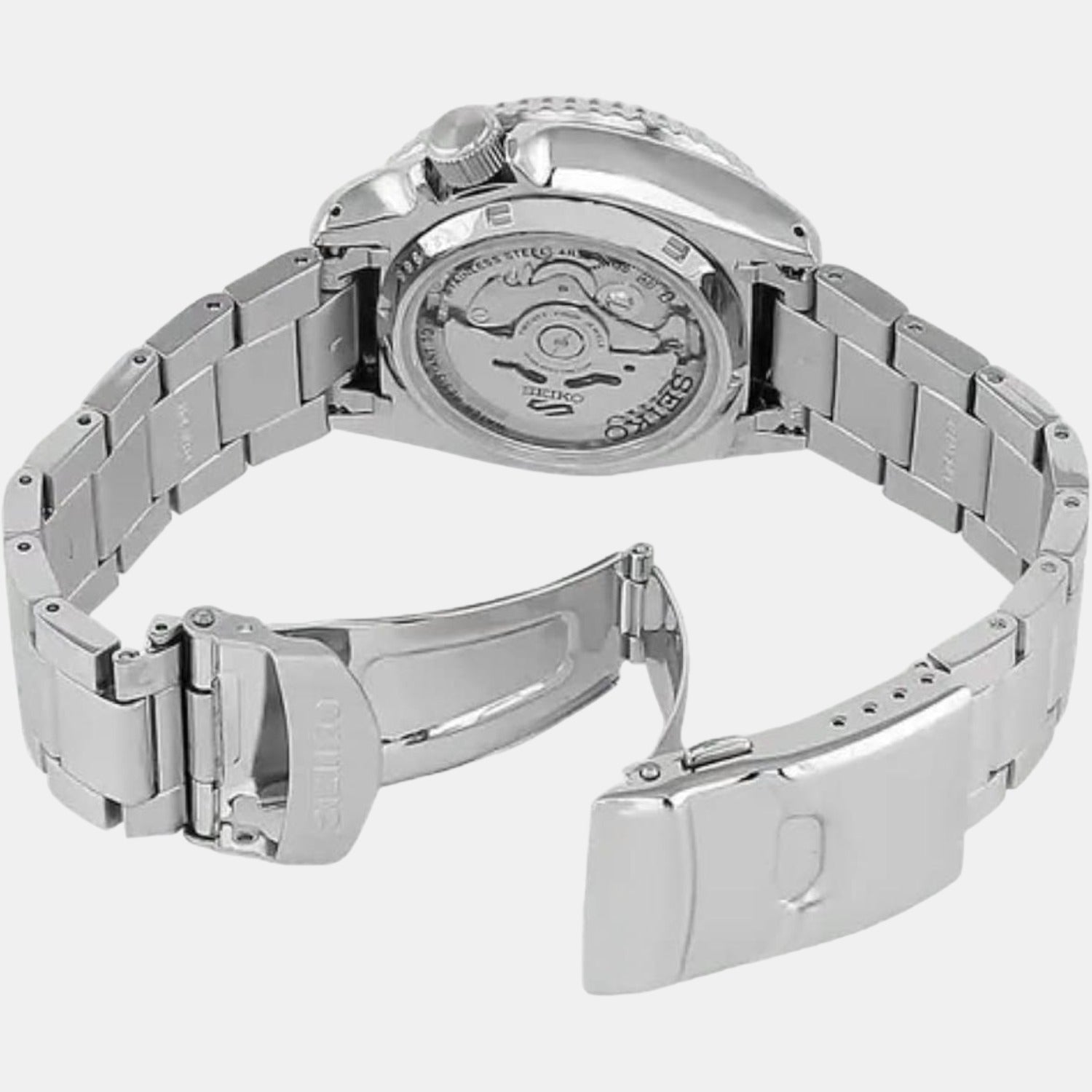 Seiko 5 Sports Men Automatic Green Dial Analog Stainless Steel Watch SRPD63K1 - view 2