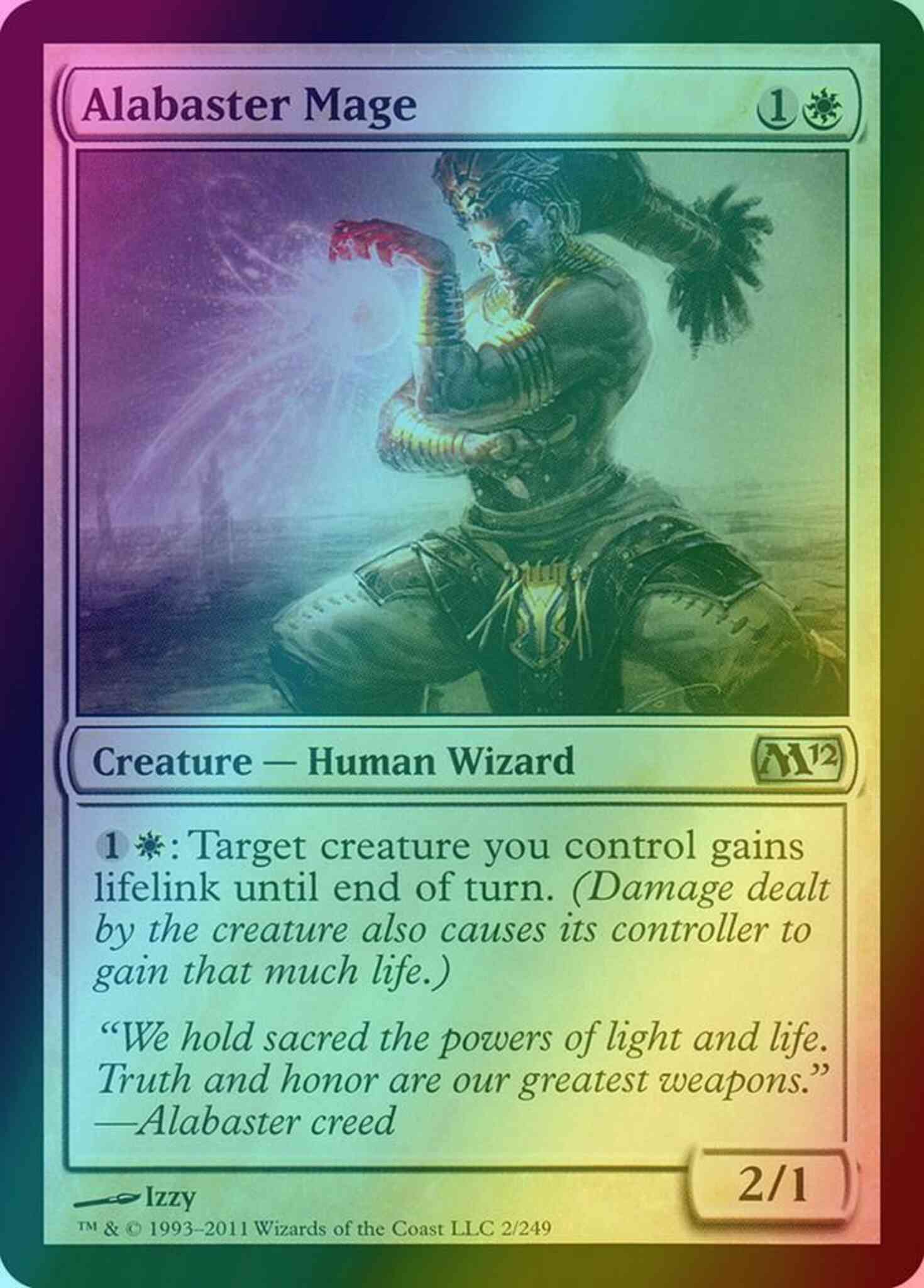 Alabaster mage magic – Alabaster Mage [Magic 2012] [Foil]