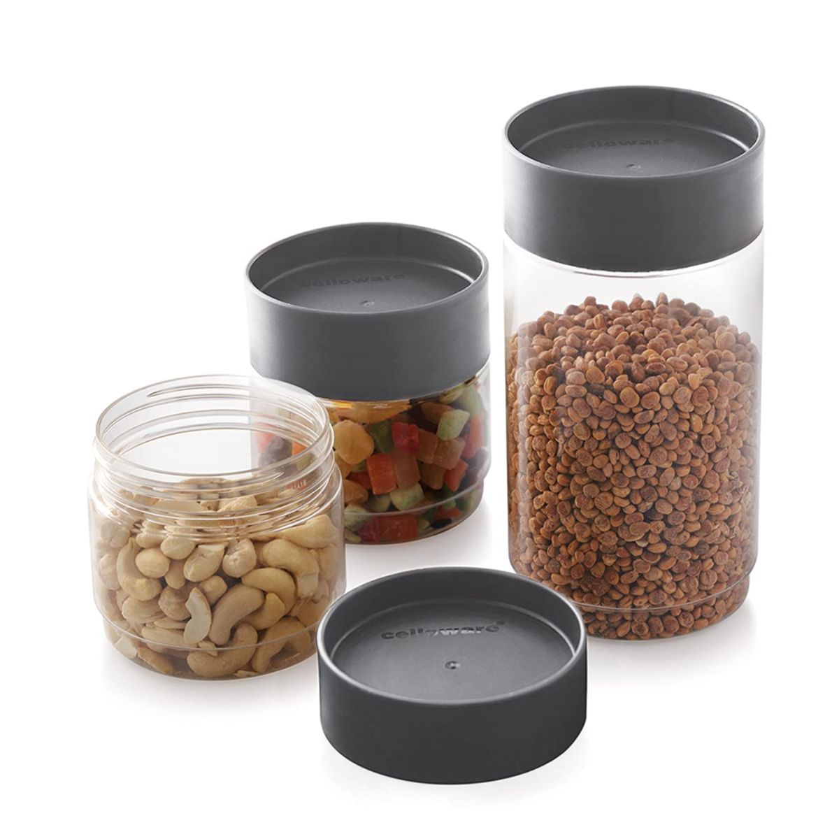 Cello Modustack PET Container, Set of 9, Assorted Size - view 7