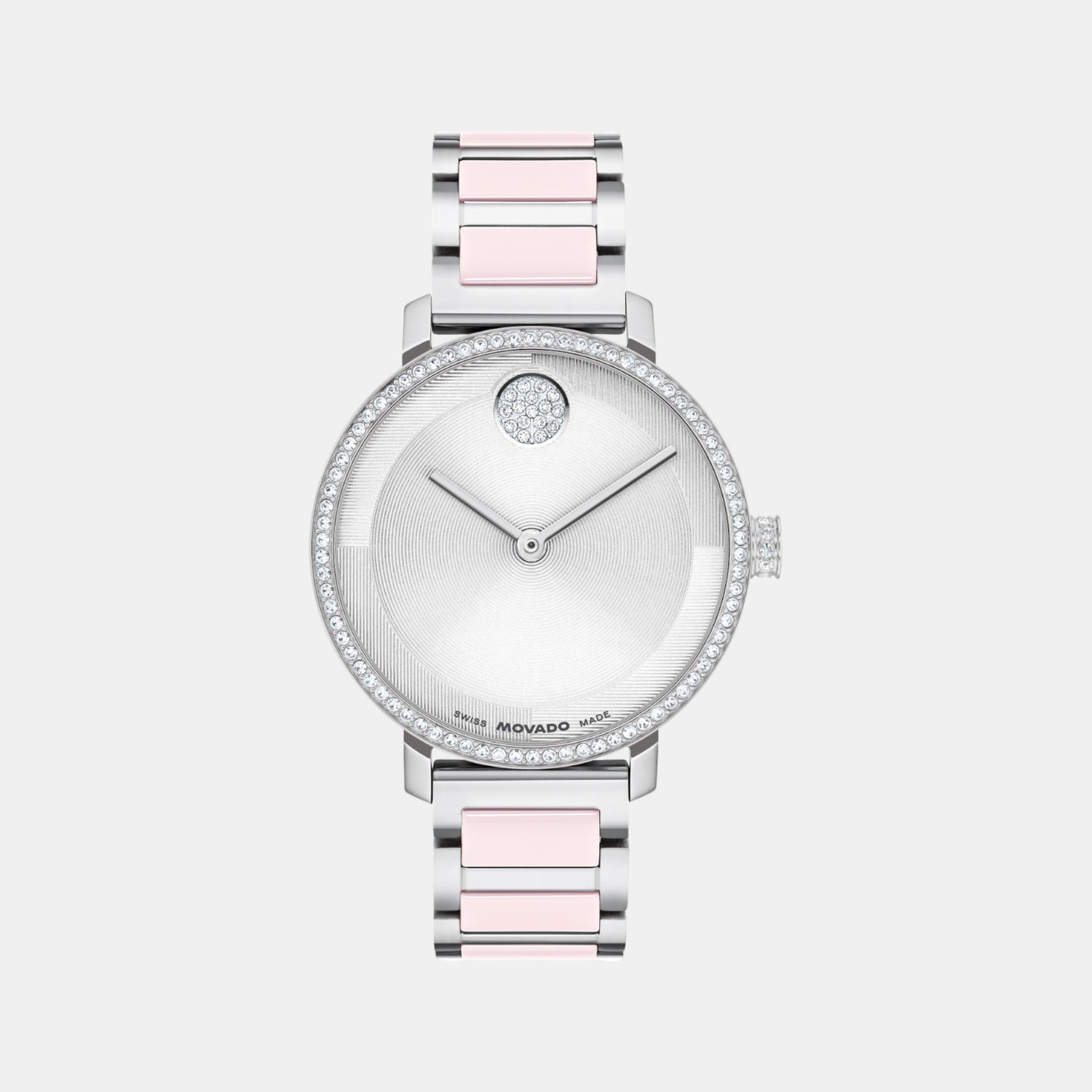 Movado Bold Women Quartz Silver Dial Analog Stainless Steel Watch 3601300