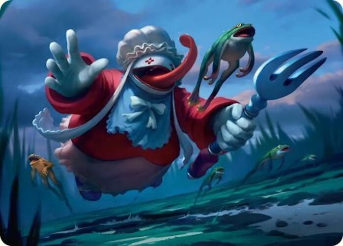 Quina qu gourmet – Magic 11/53 - Quina, Qu Gourmet Art Card [FINAL FANTASY: Art Series] [Non-Stamped]