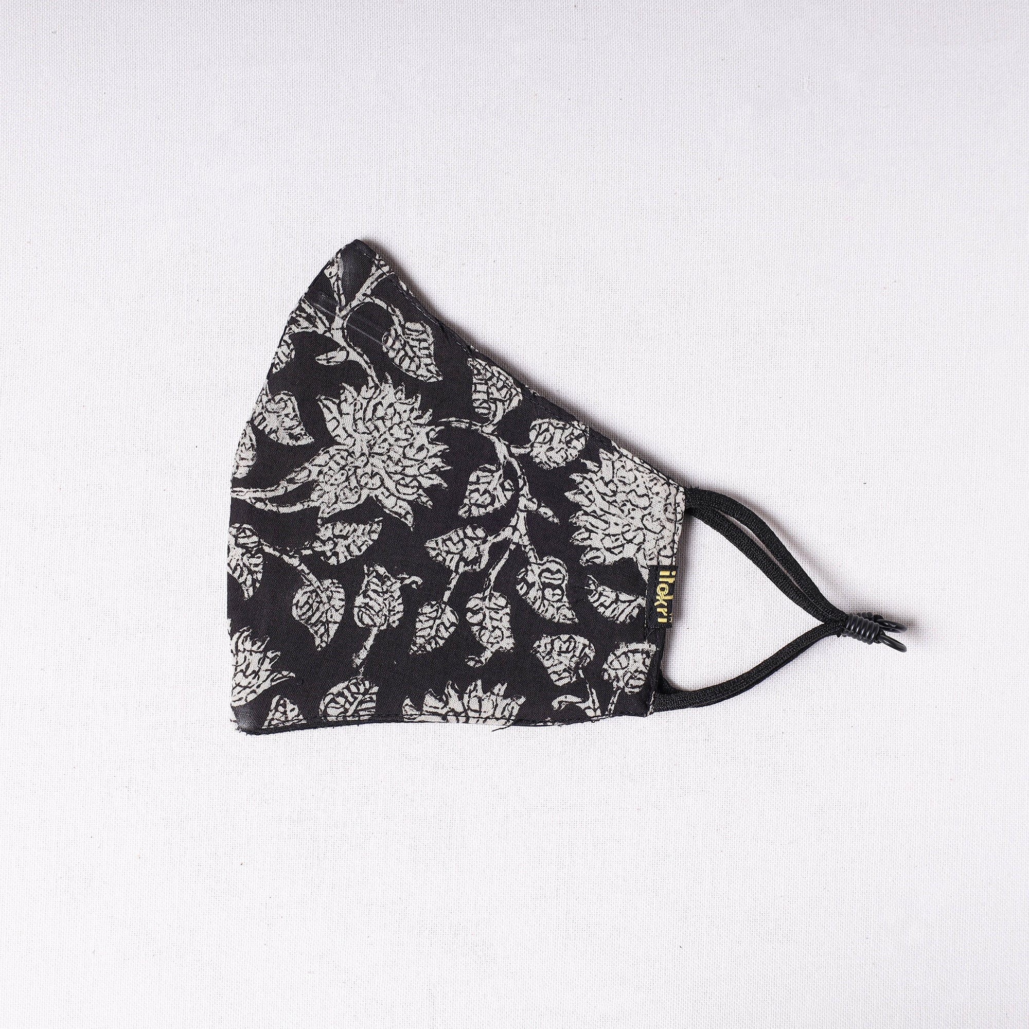 JALPARI Bagru Block Printed Cotton 3 Layer Snug Fit Face Cover