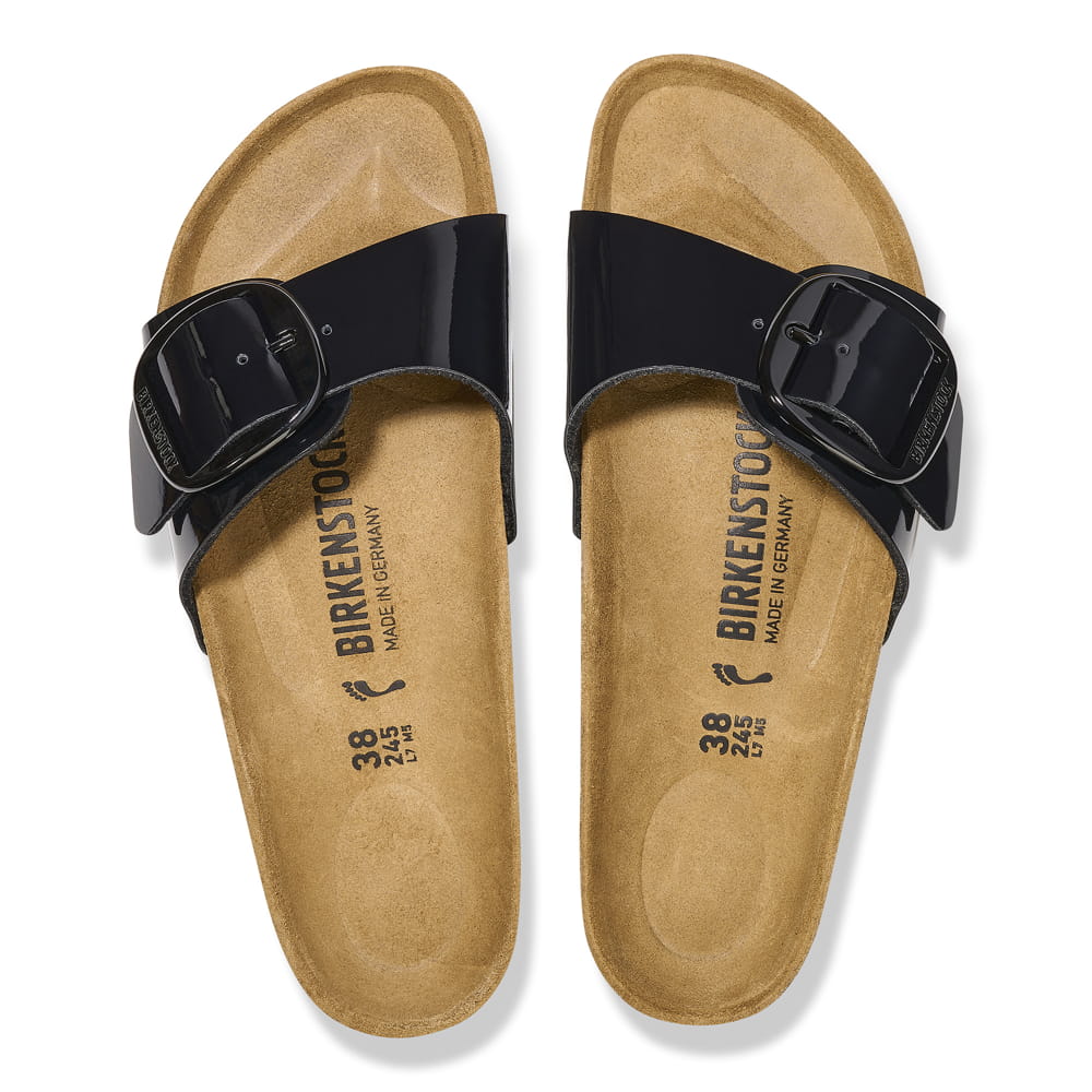 Birkenstock Madrid Big Buckle Birko-Flor Patent - view 3