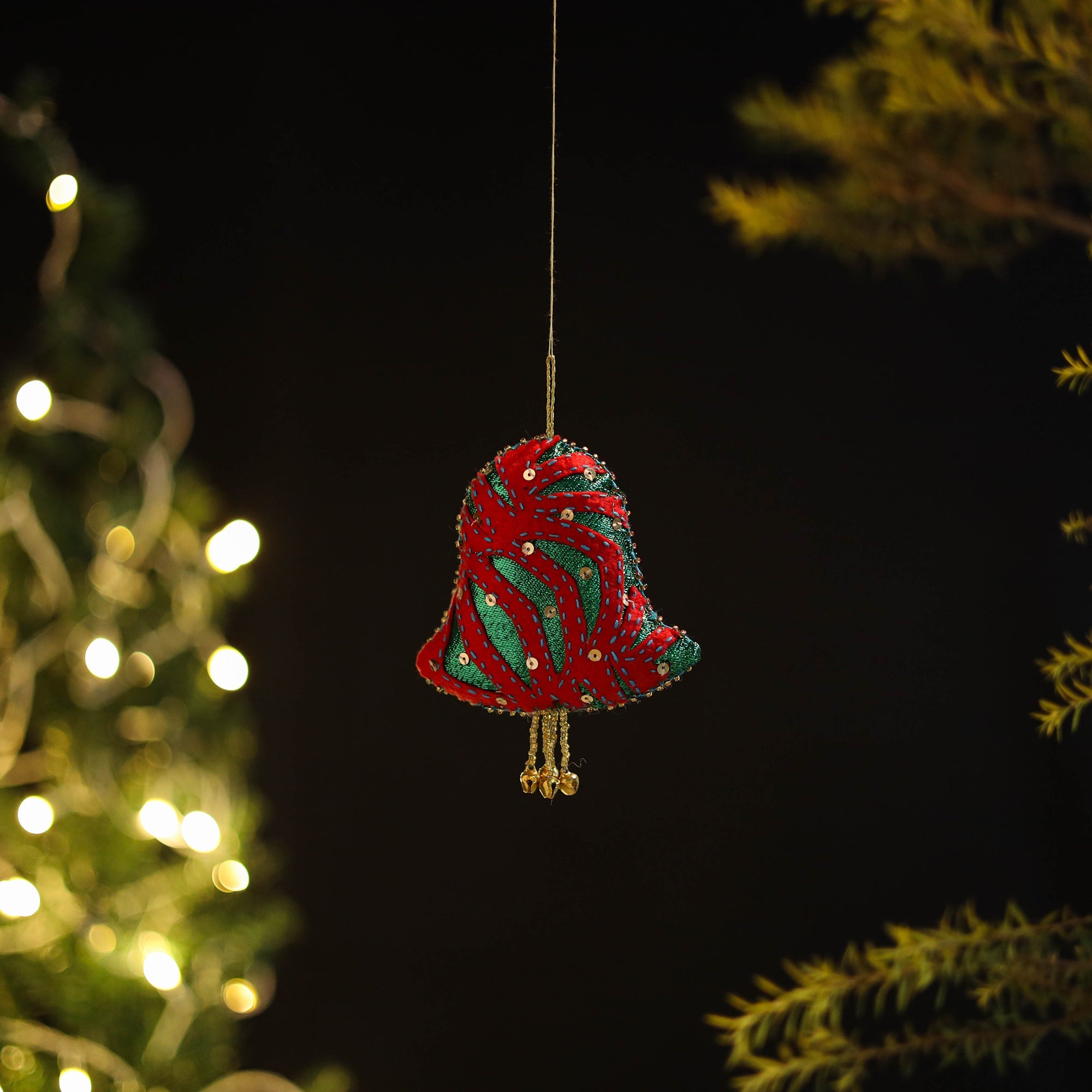 WITH LOVE BY KANIKA Bell Felt Ornament - Handmade Christmas Decor 36 - view 2