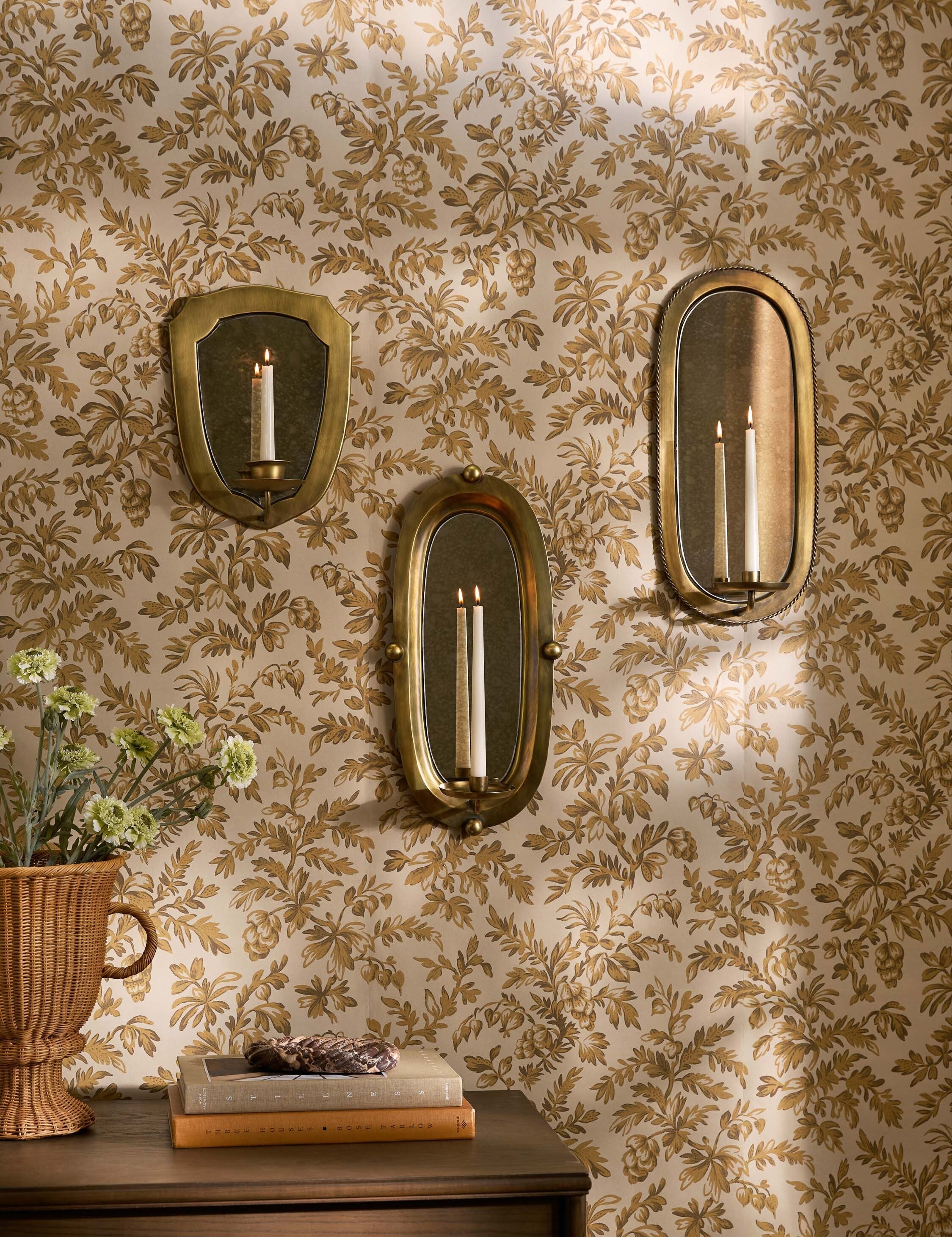 Lulu and Georgia St. Clair Candle Sconce – Brass - view 3