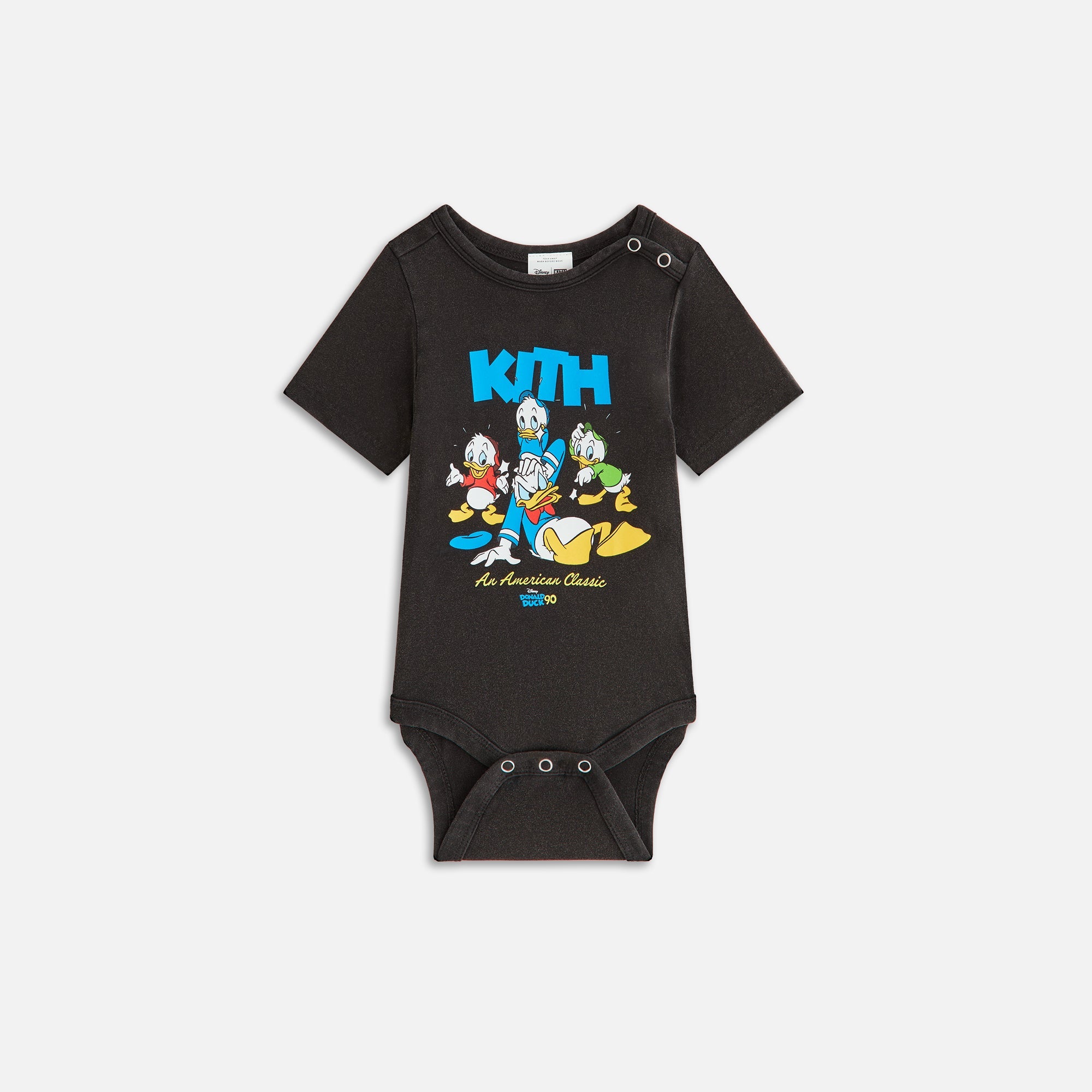Black suits – Disney | Kith Baby for Donald Duck Classic Vintage Bodysuit - Black