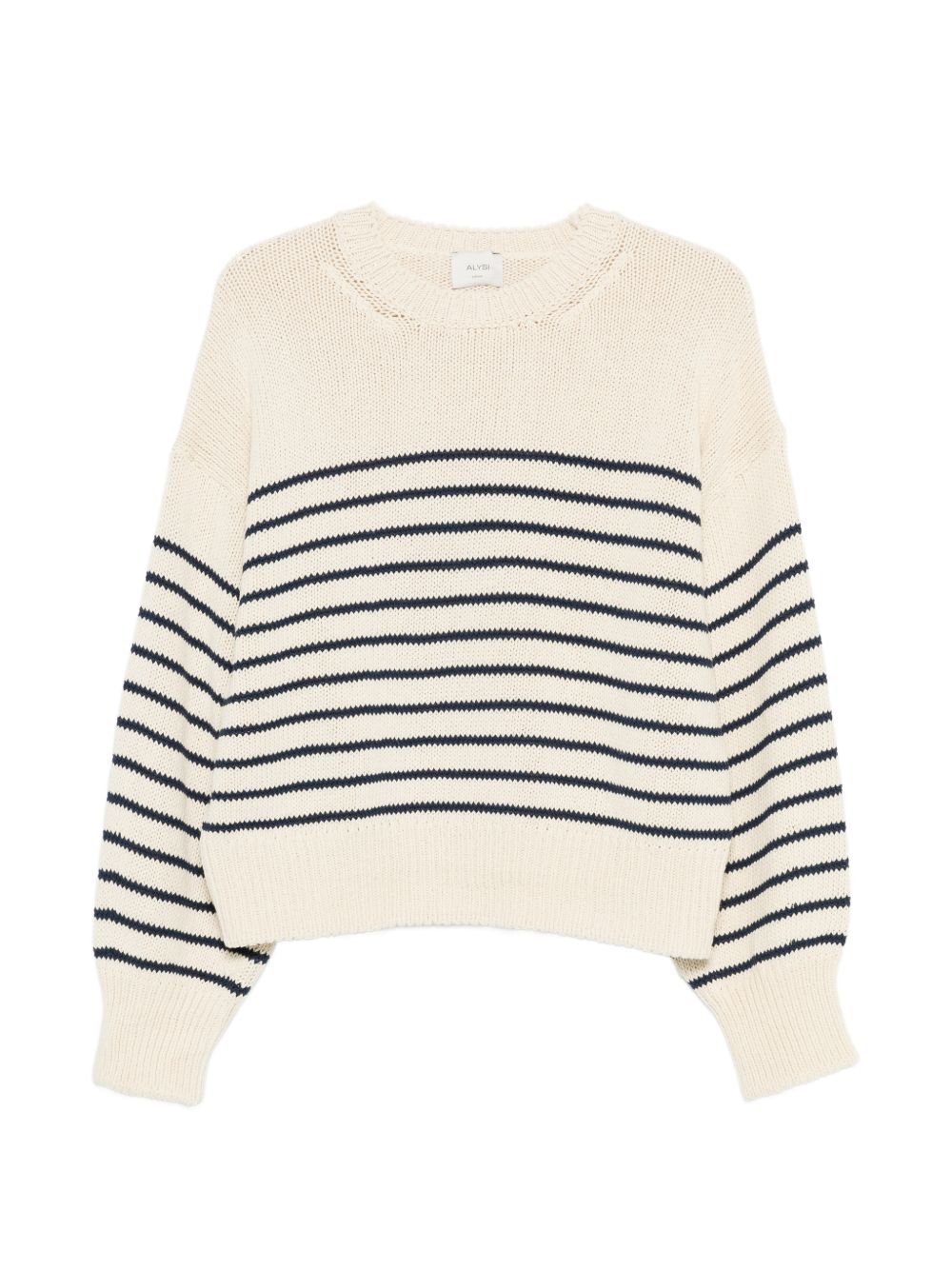Alysi Cotton crewneck sweater – 70% COTTON 30% POLYESTER