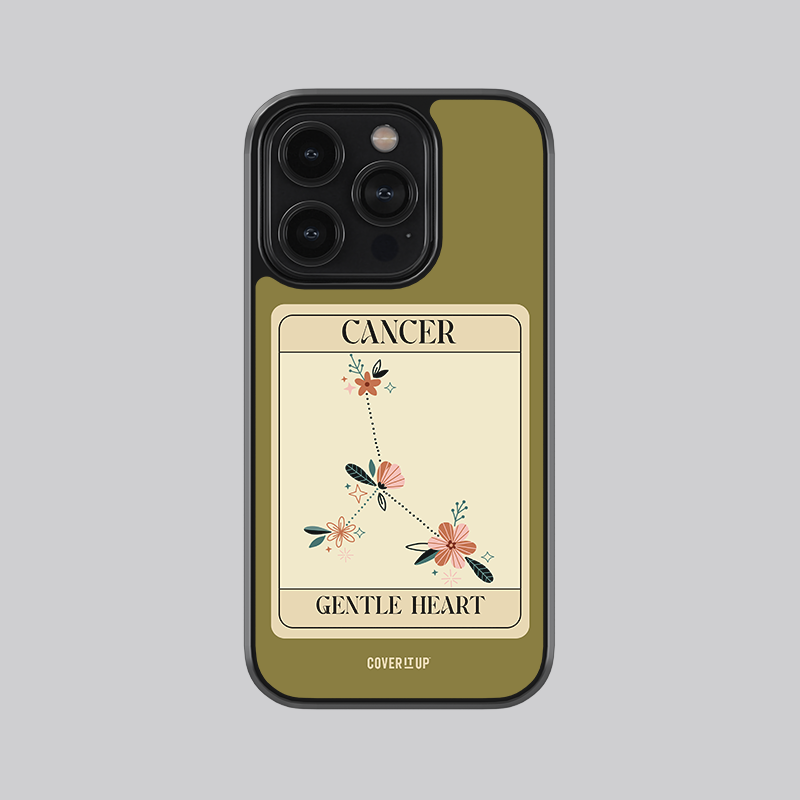 Cover It Up Cancer Zodiac Glass Case