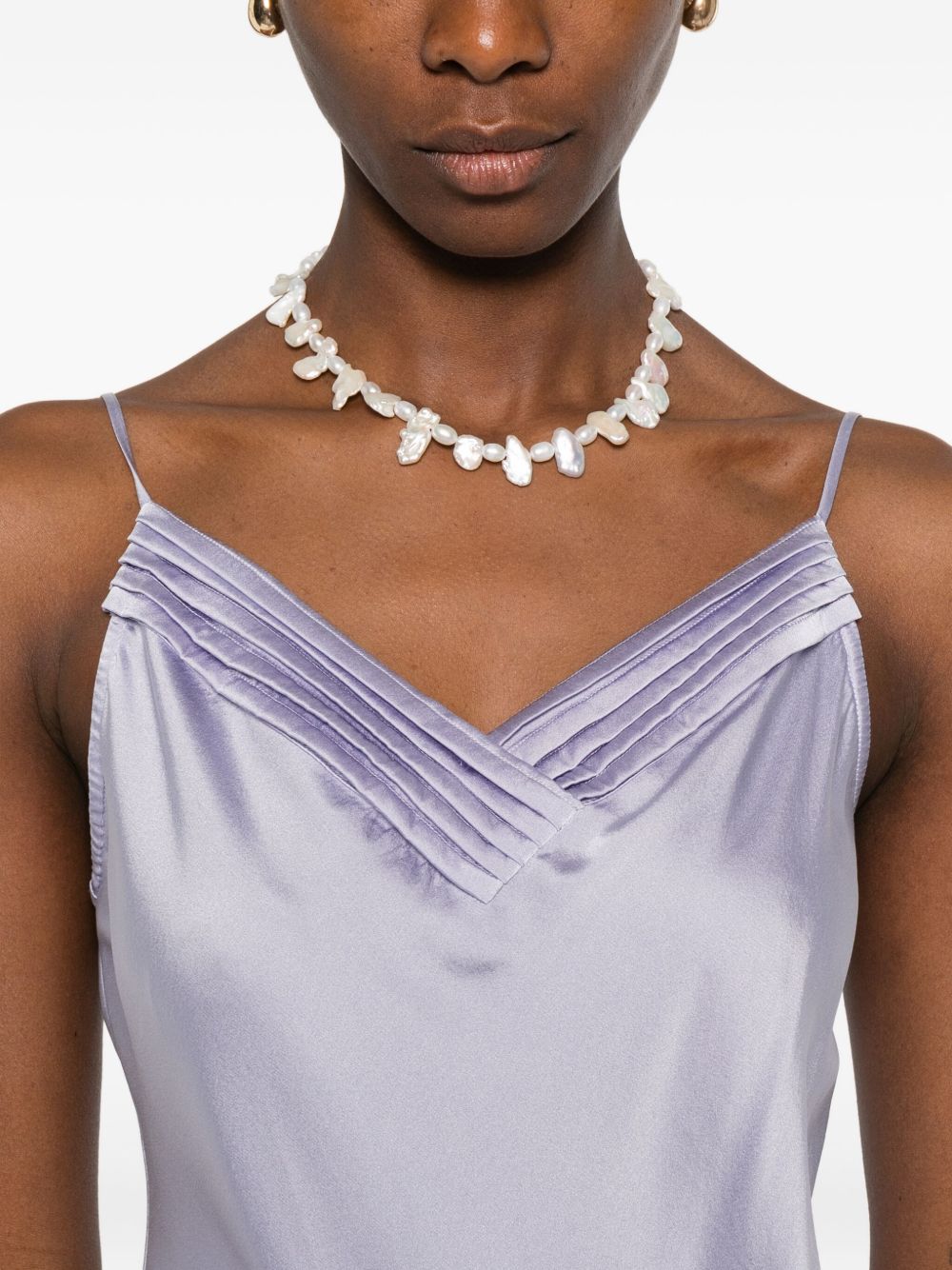 Forte Forte Silk satin bodysuit – 96% Silk 4% Elastane - view 2