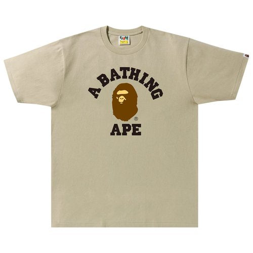 Sneaker Cafe Mumbai Bape College Tee Beige