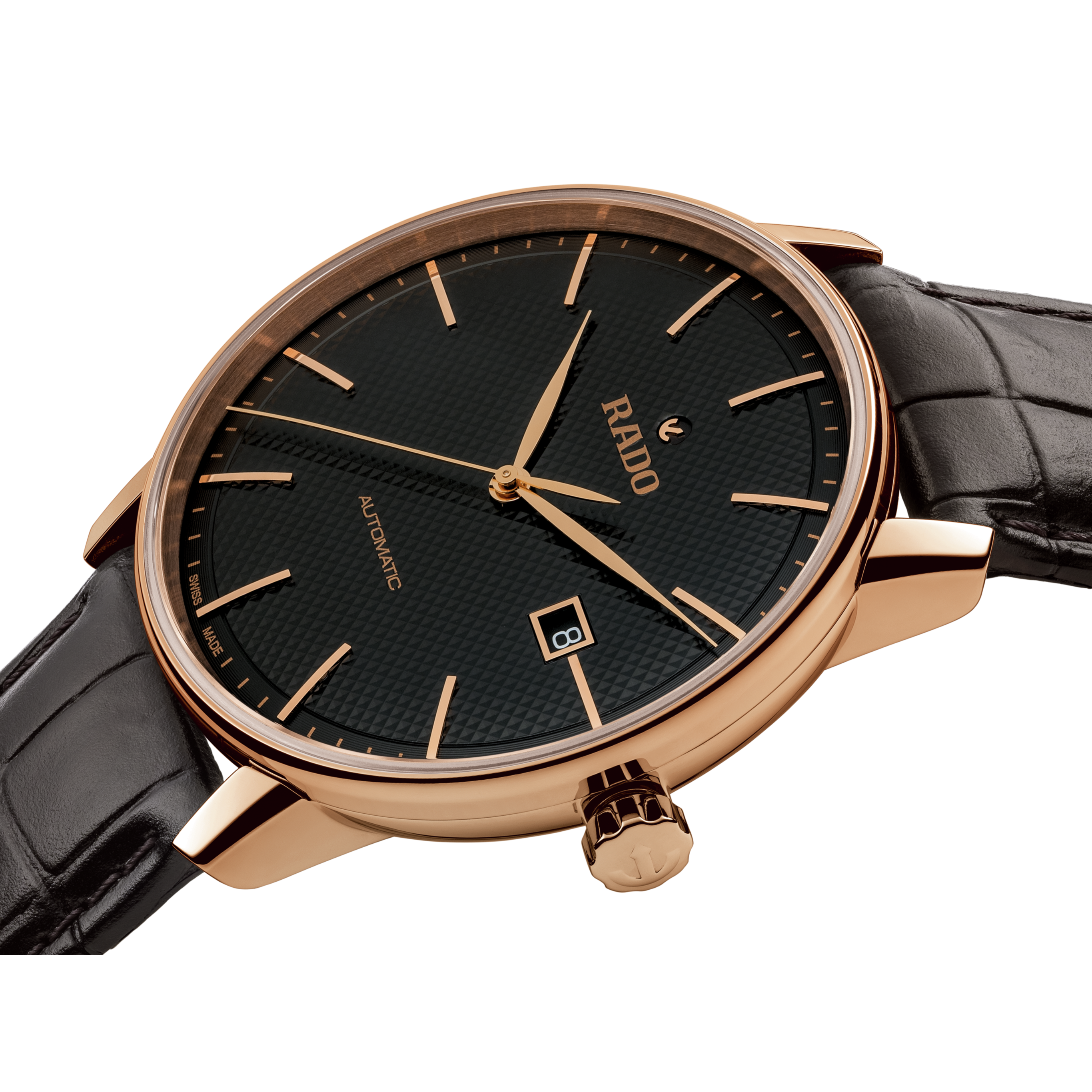 Rado Coupole Black Dial Men 41mm