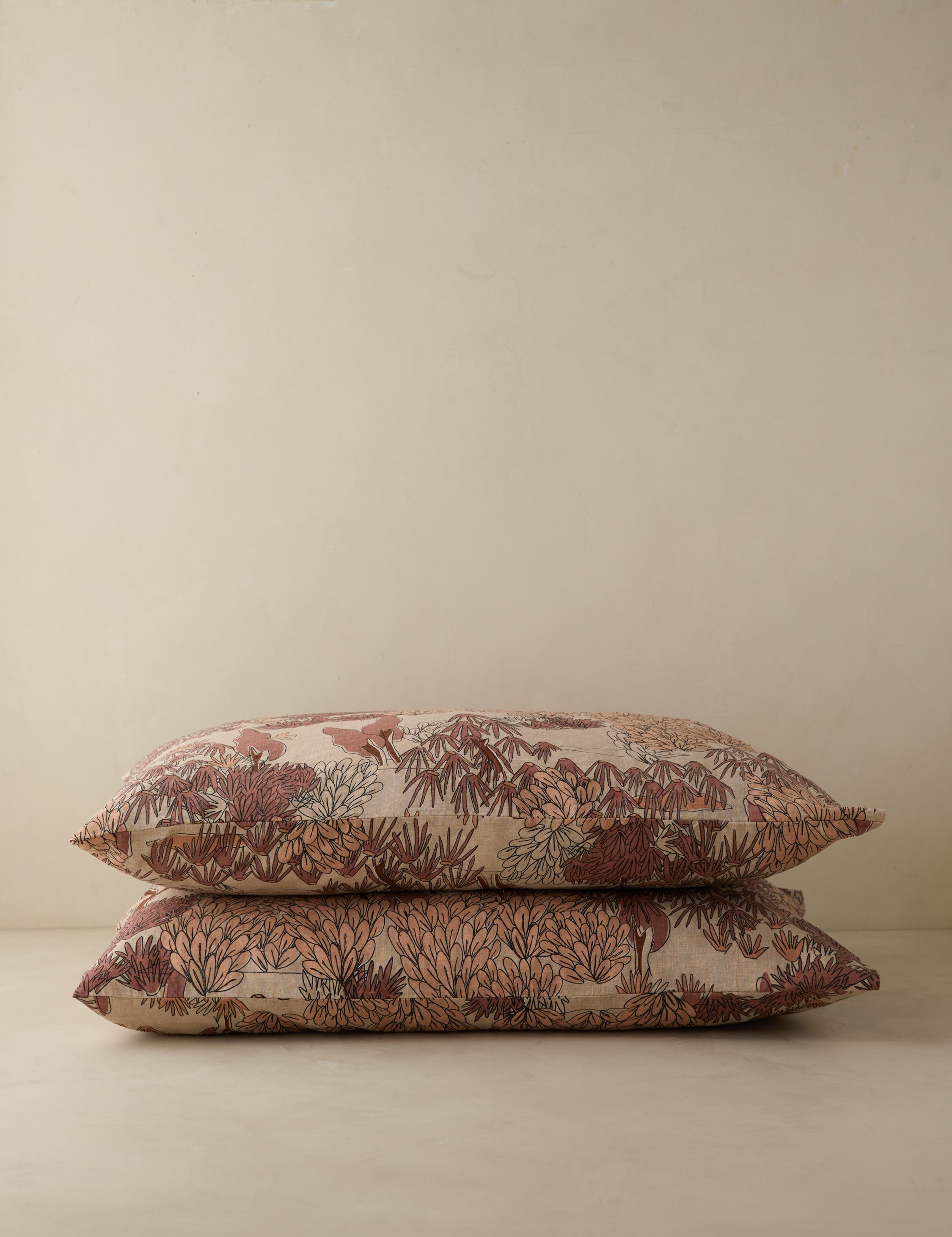 Lulu and Georgia Garden Walk Linen Cotton Pillowcase (Set of 2) by Sarah Sherman Samuel