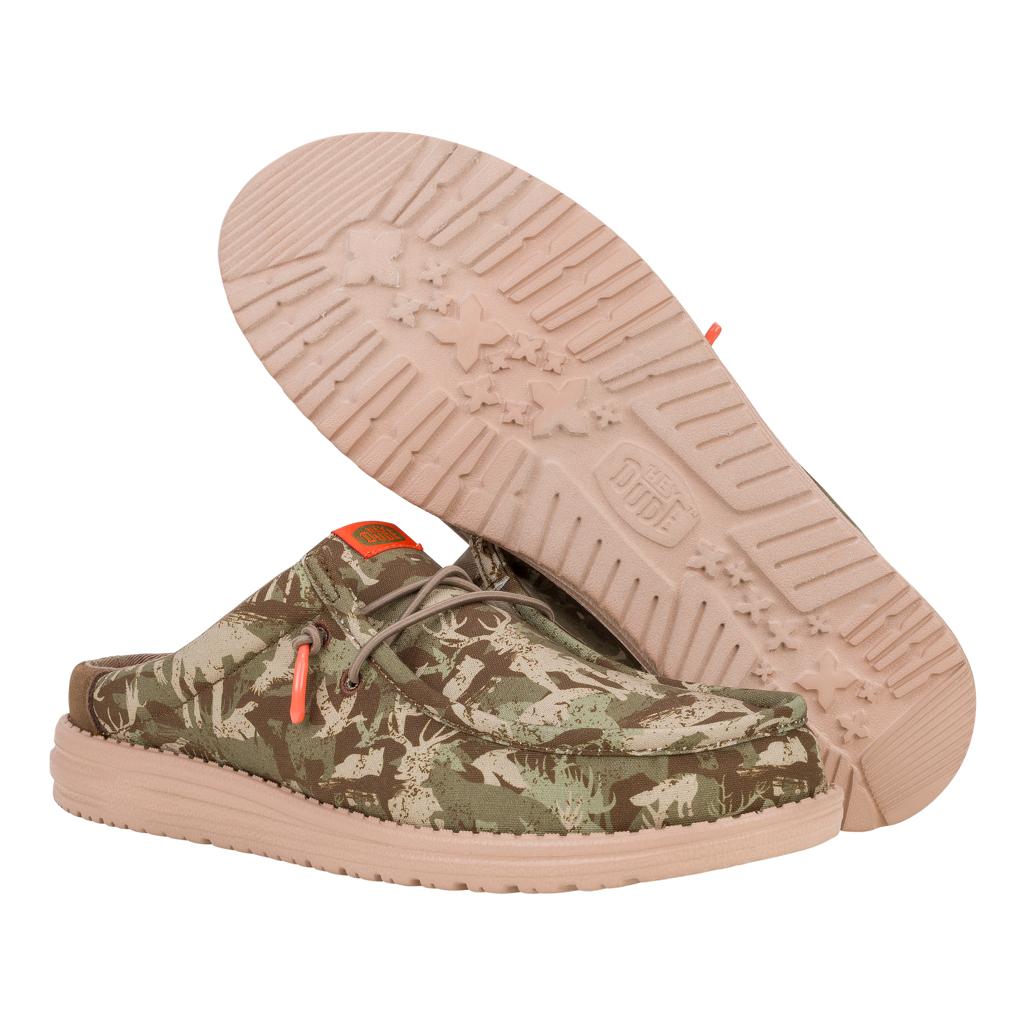 HEYDUDE shoes Wally Slip Hunt Camo - Dusty Olive - view 3