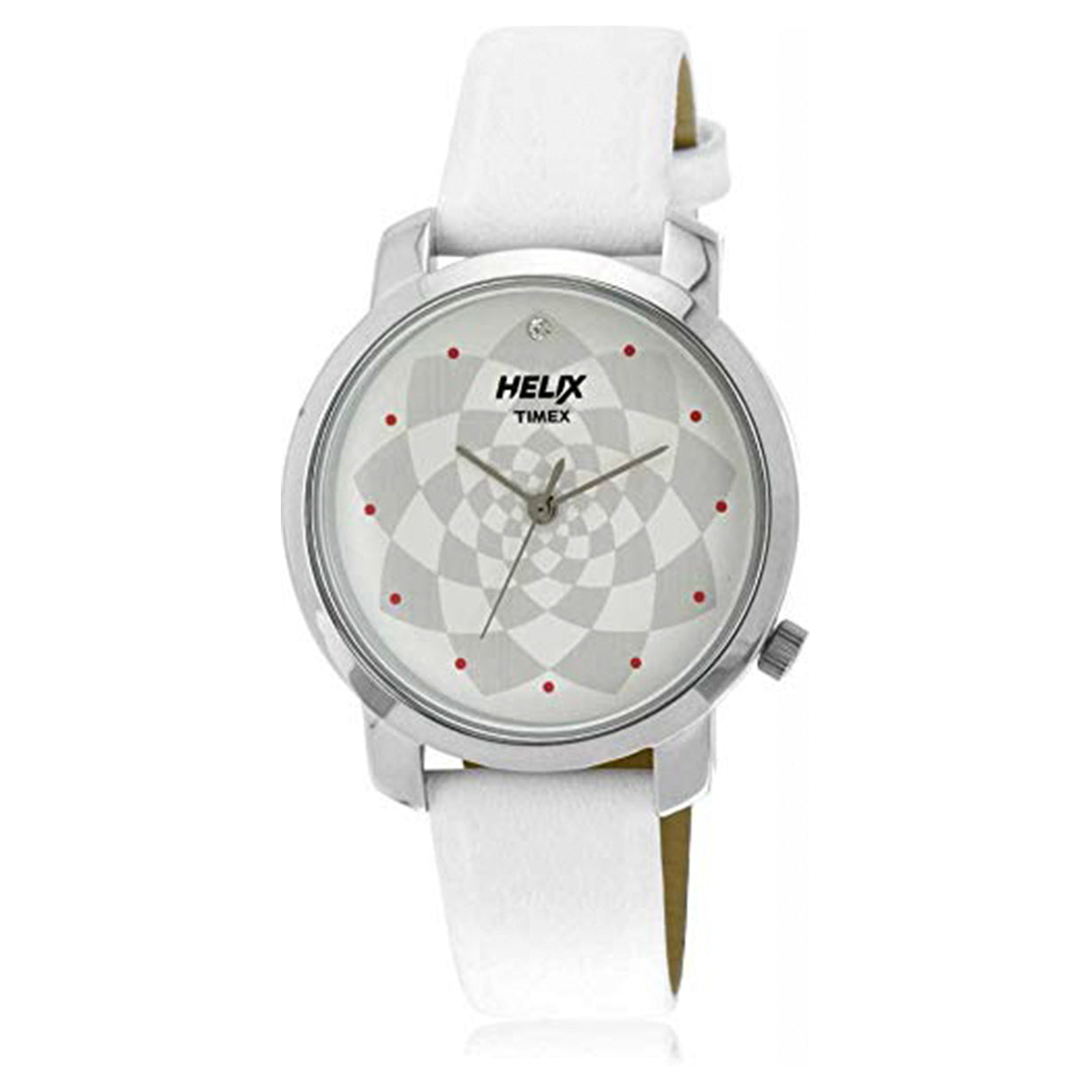 Helix White Dial Leather - view 4