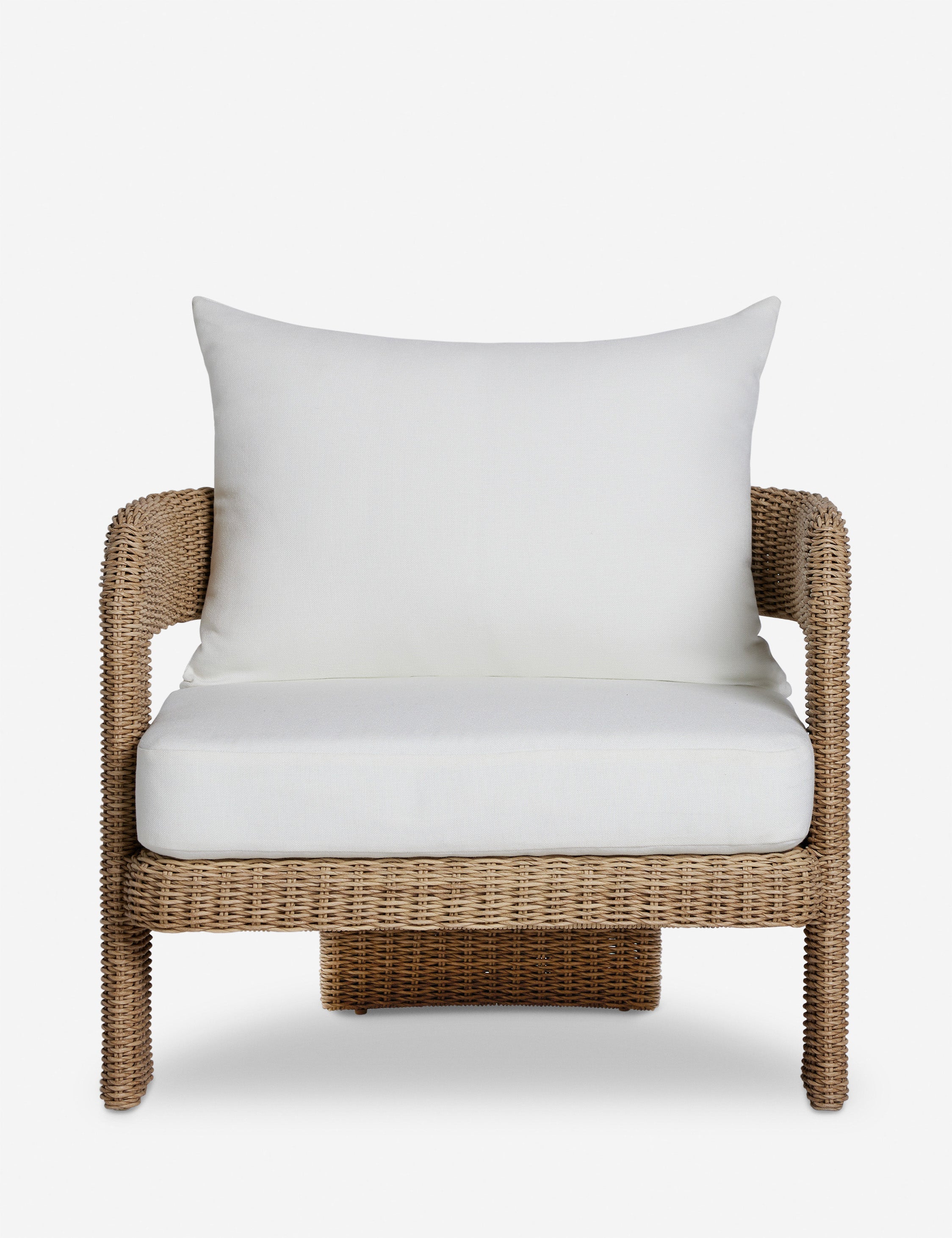 Lulu and Georgia Hadler Outdoor Accent Chair, Ivory