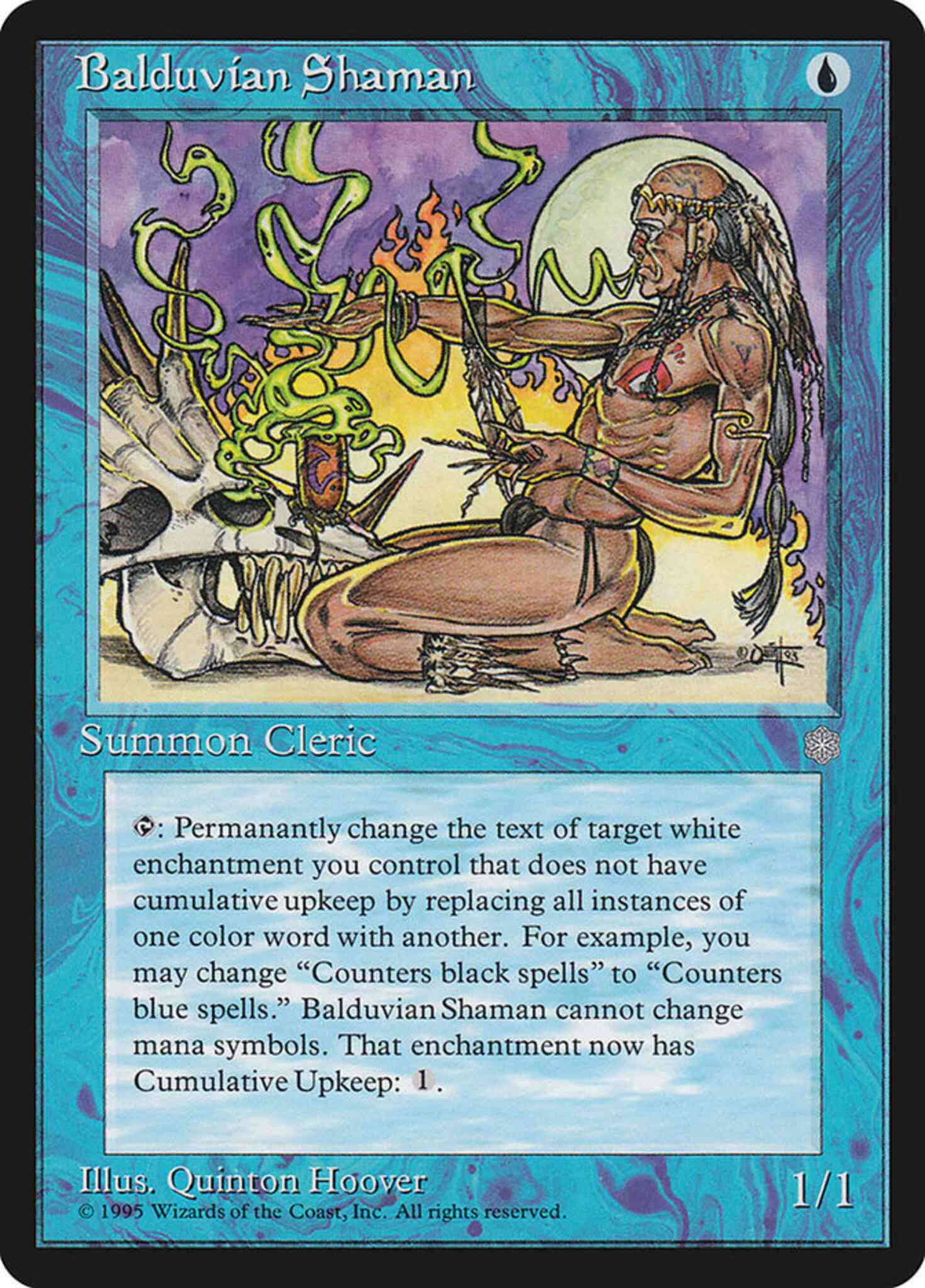 Balduvian shaman 59 – Magic Balduvian Shaman [59] [Ice Age] [Non-Foil]