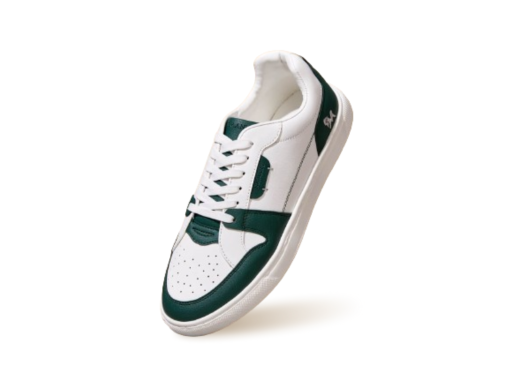 Neeman's Retro Slick Sneakers : Green and White - view 8