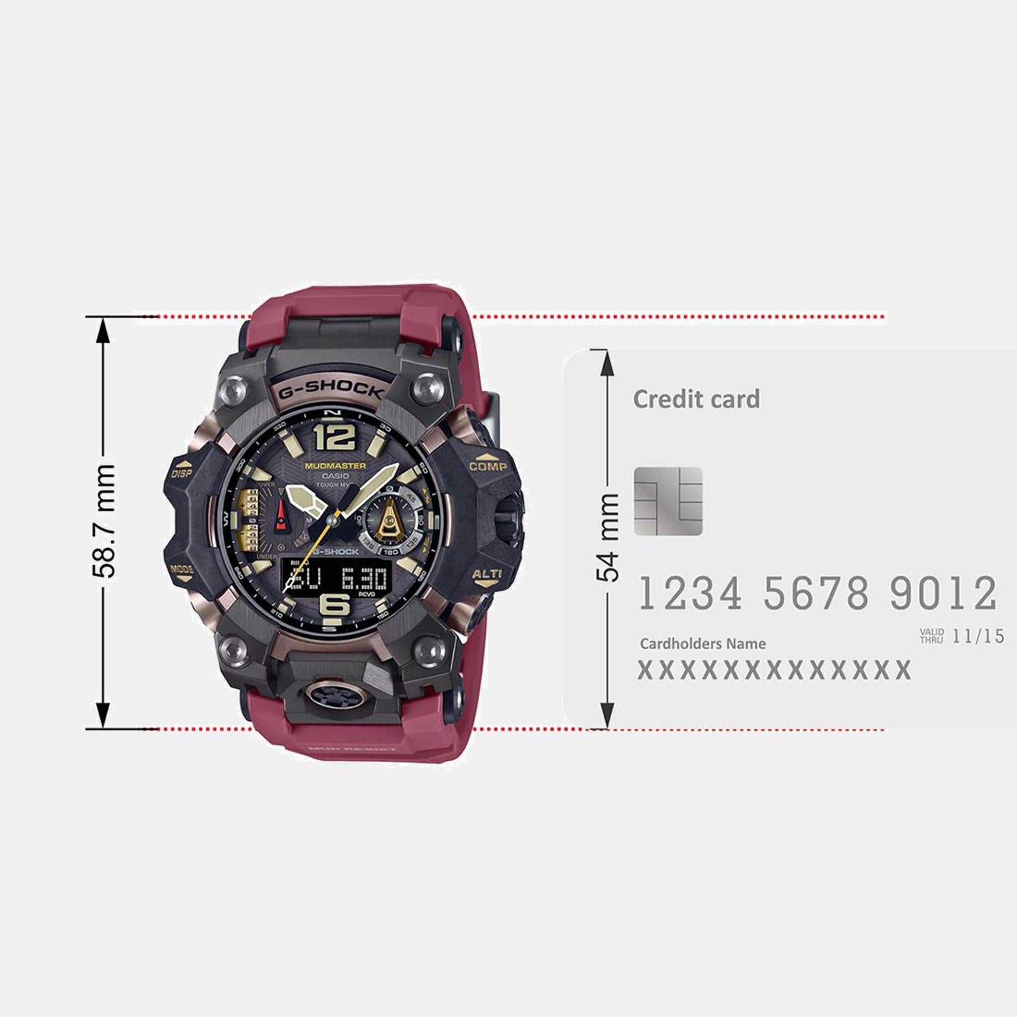 Casio G-Shock Men Quartz Black Dial Analog-Digital Resin Watch G1474 - view 8