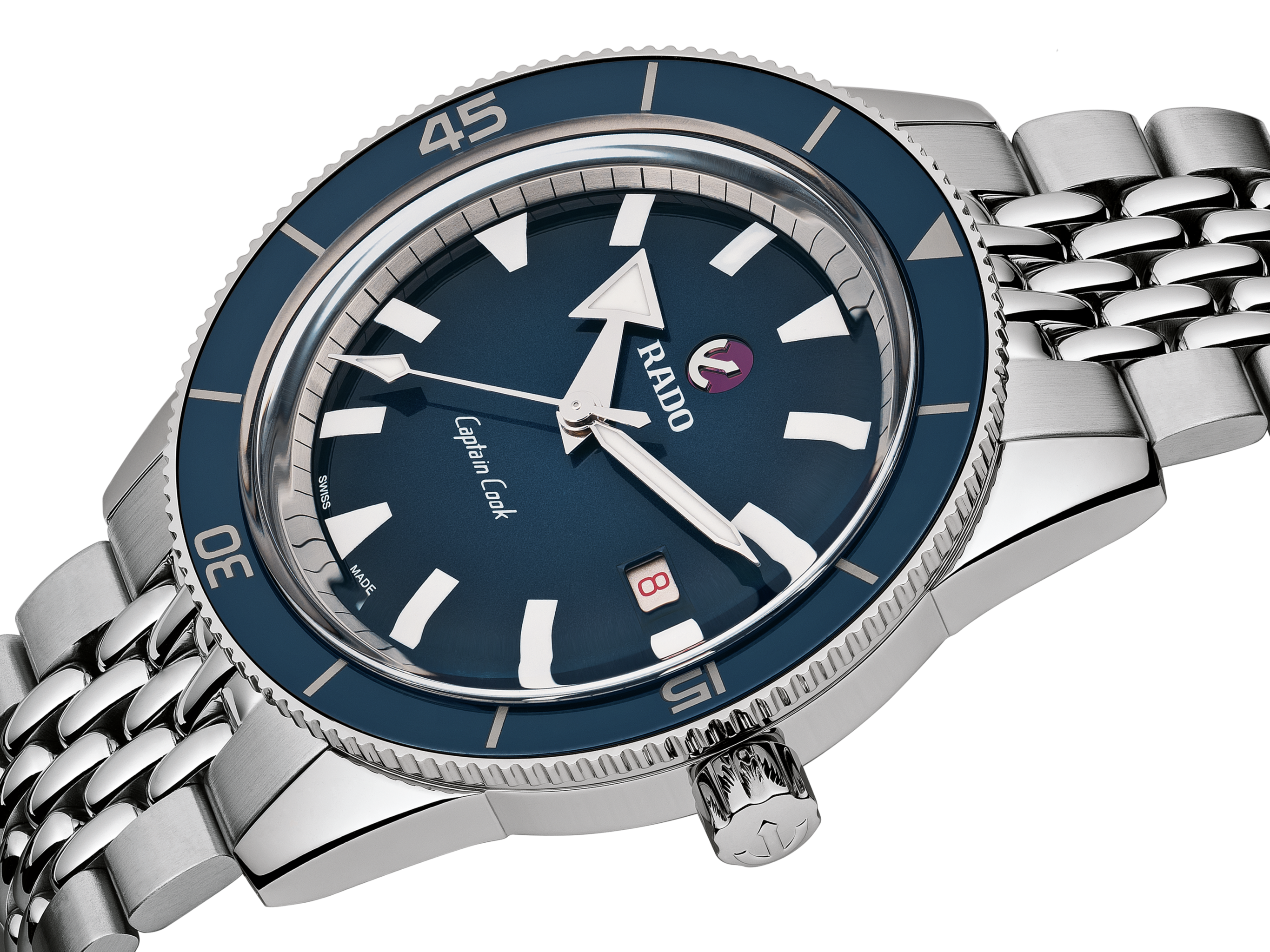Rado Captain Cook Blue Dial Men 42mm
