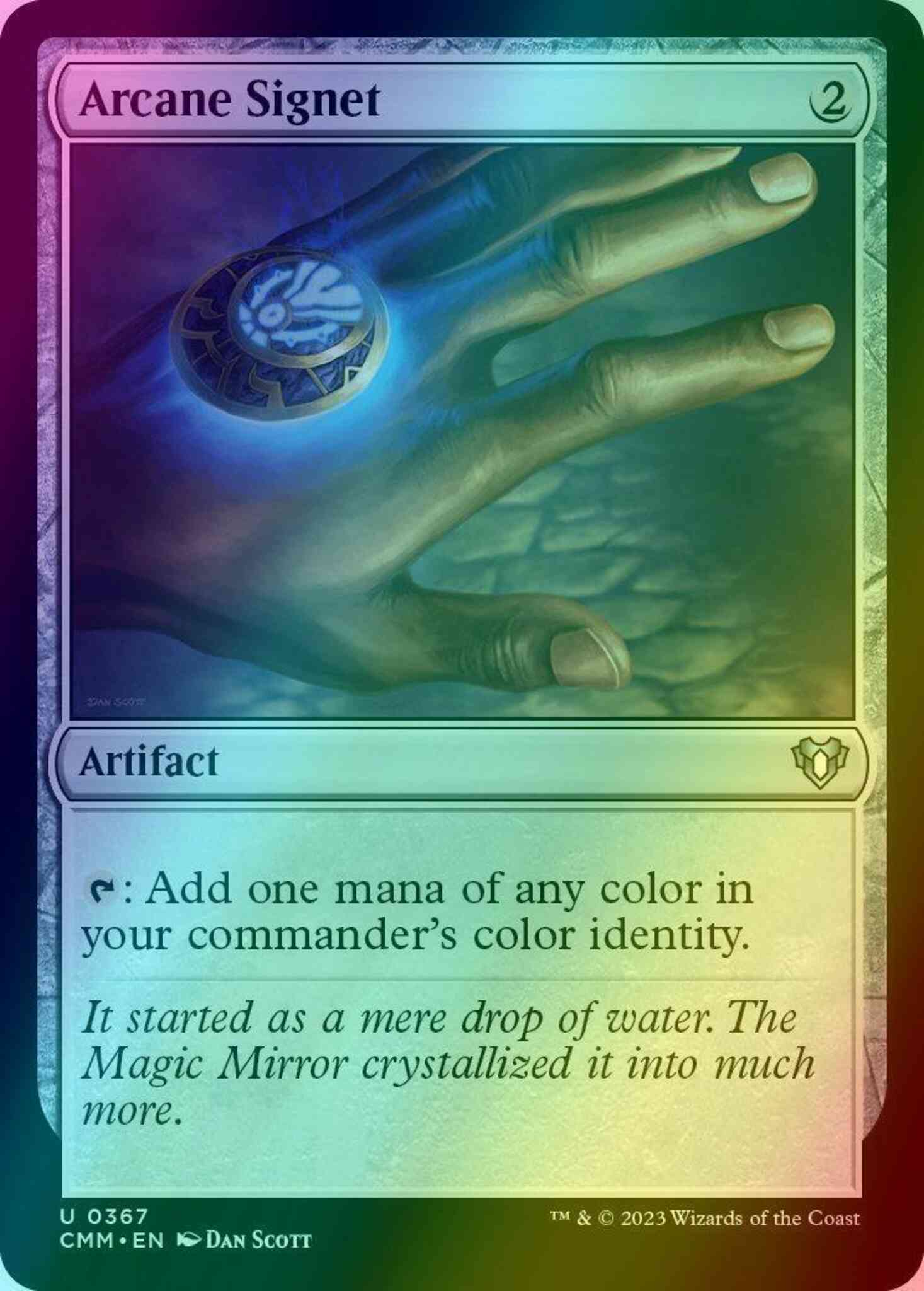 Arcane signet 367 – Magic Arcane Signet [367] [Commander Masters] [Foil]