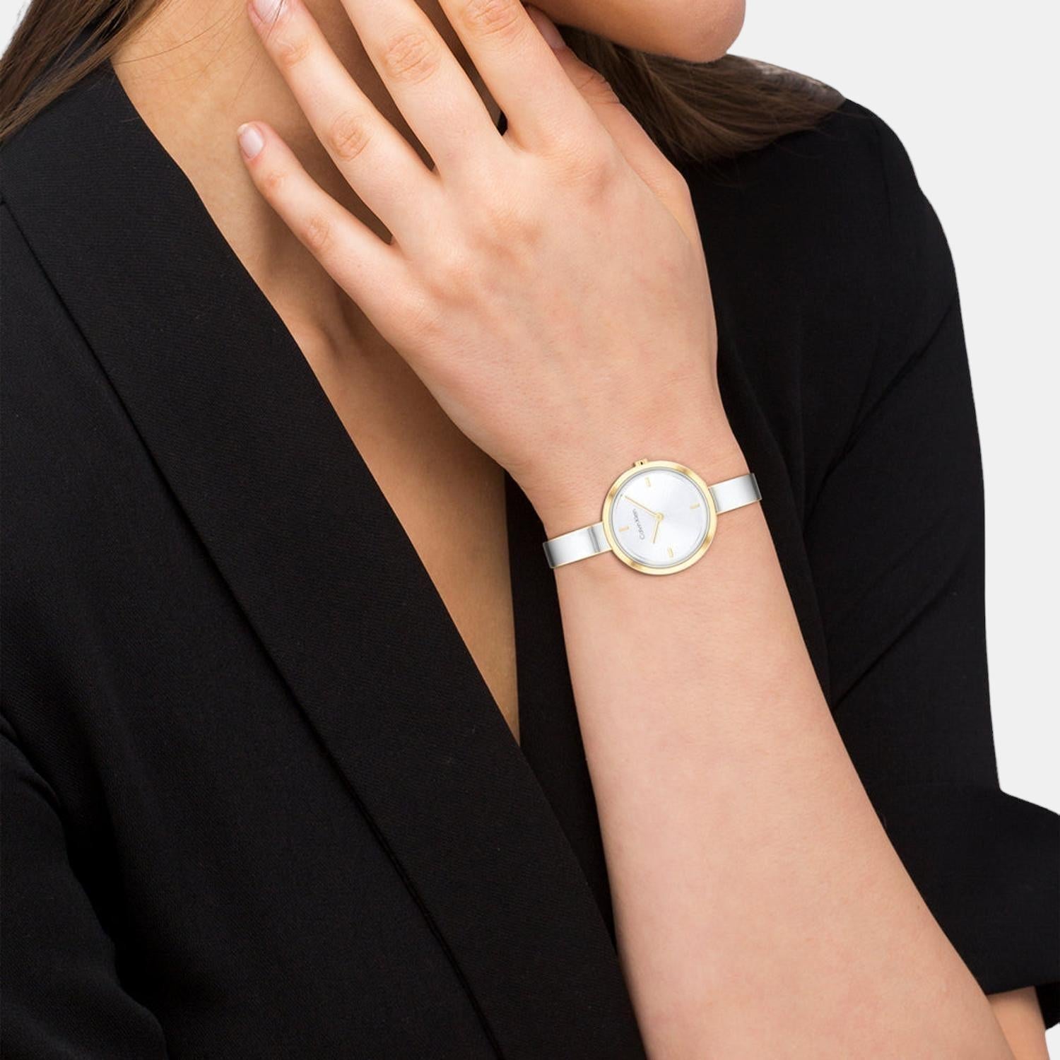 Calvin Klein Ck Iconic Women Quartz White Dial Analog Stainless Steel Watch 25200189 - view 4