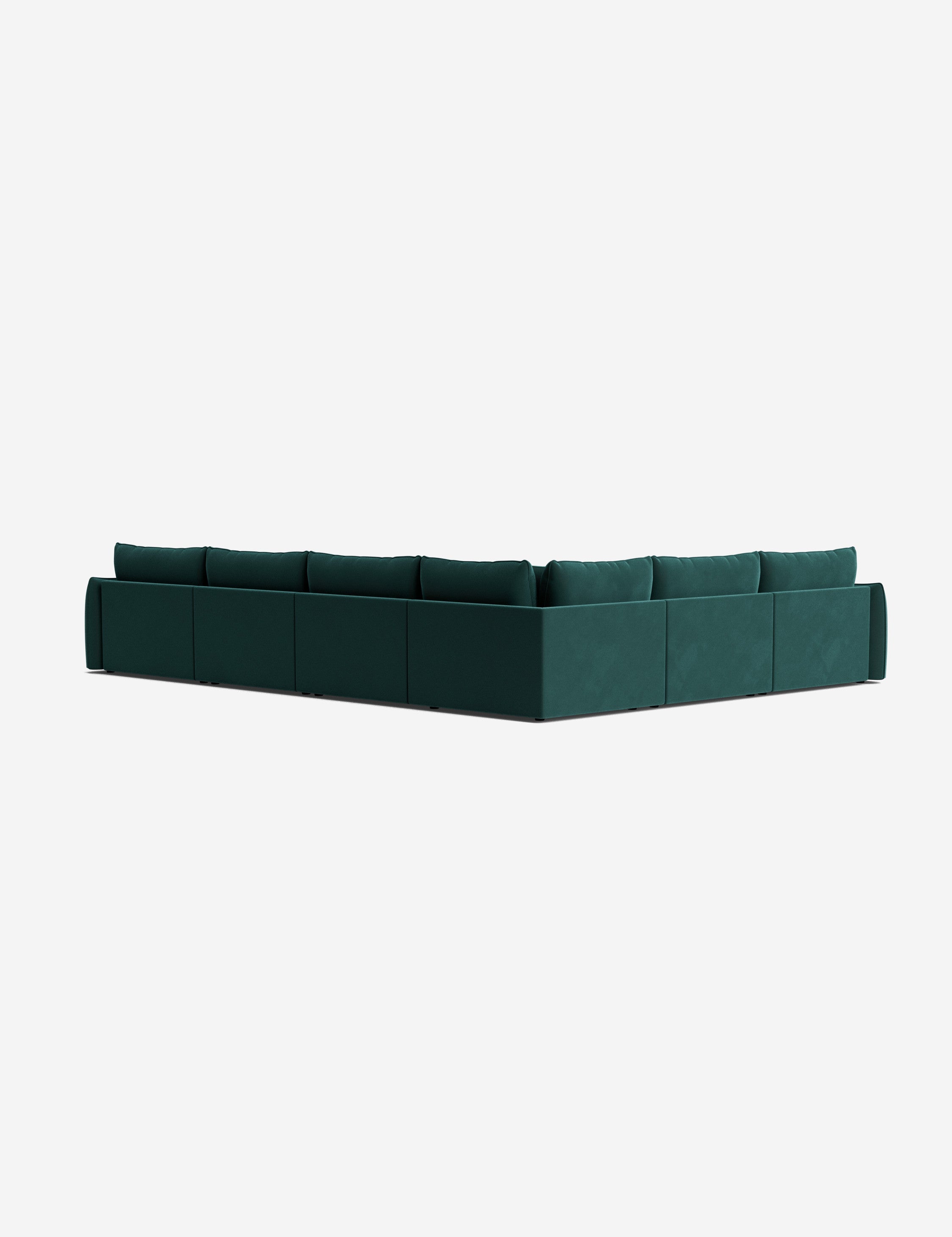 Lulu and Georgia Balmer Modular Corner Sectional Sofa With Ottoman - view 114